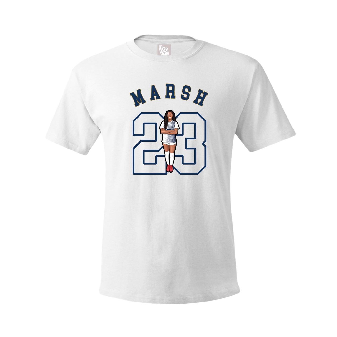 Youth Tee — Shirsey Arch in White
