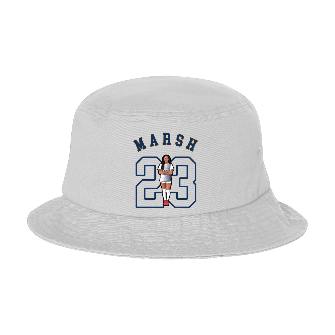Bucket Cap — Shirsey Arch in White