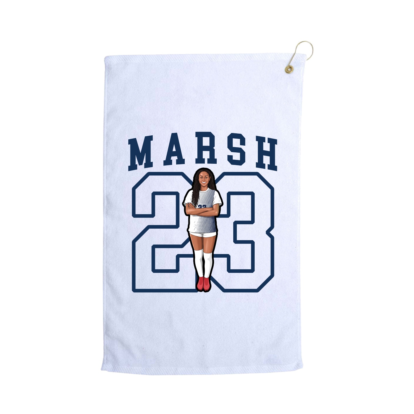 Golf Towel — Shirsey in White