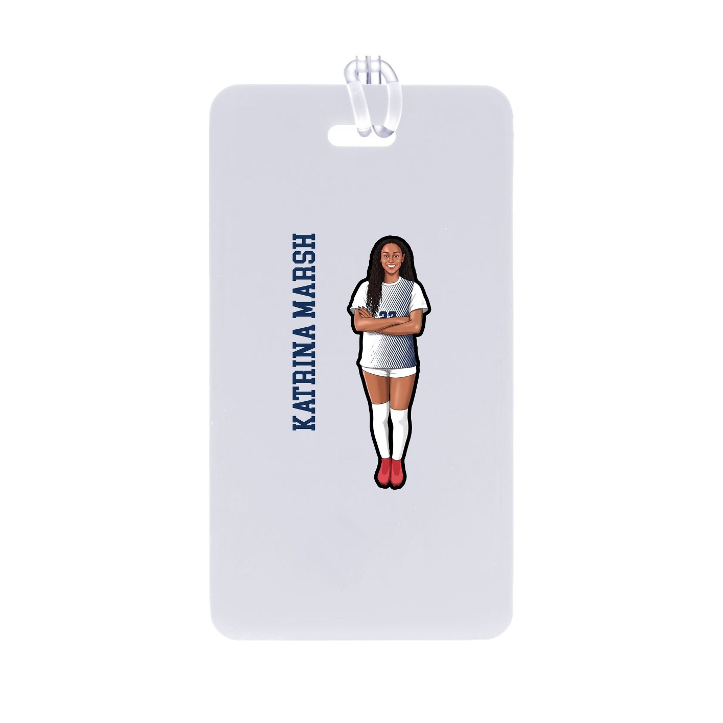 Bag Tag — Name Vertical in Classic