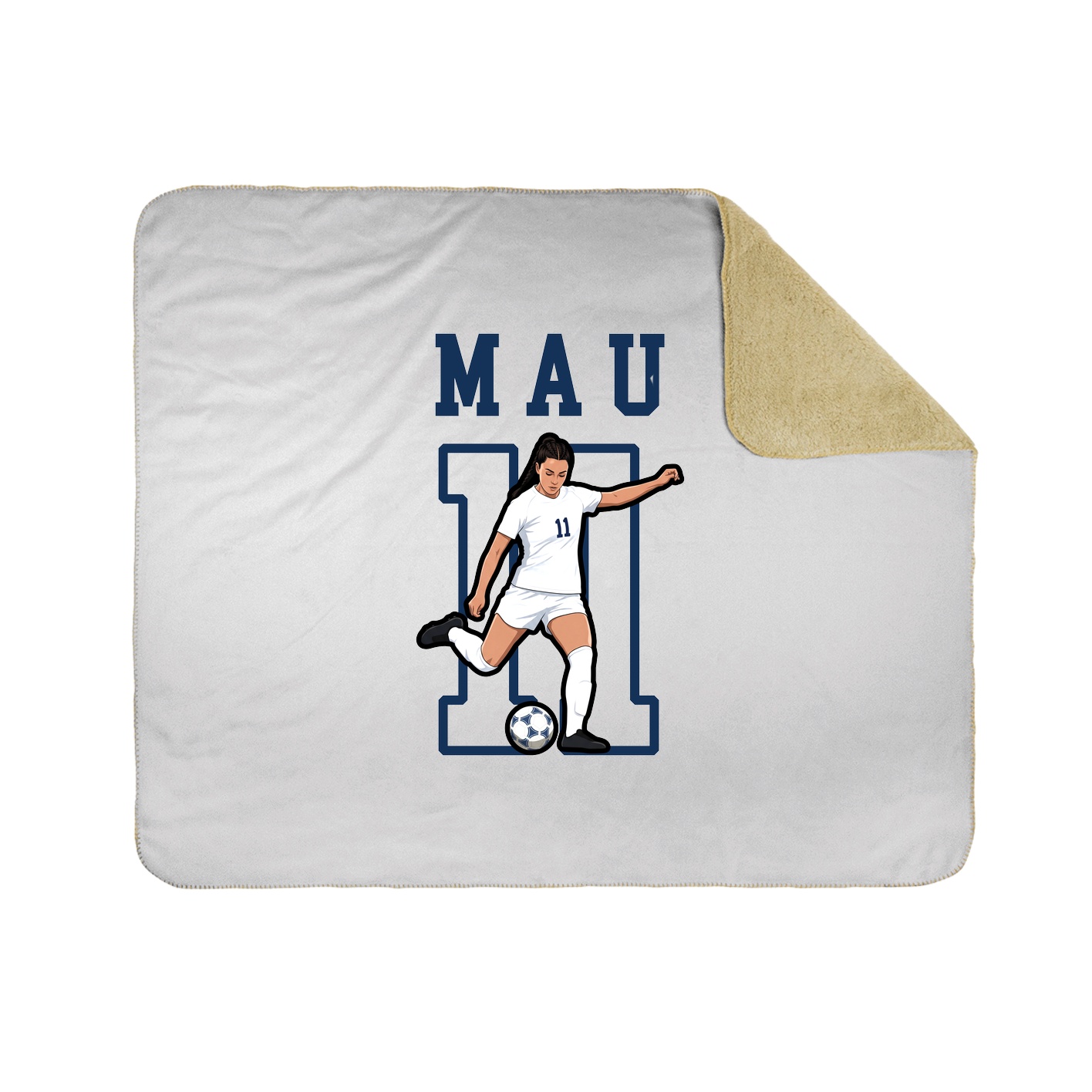 Throw Blanket — Shirsey in White
