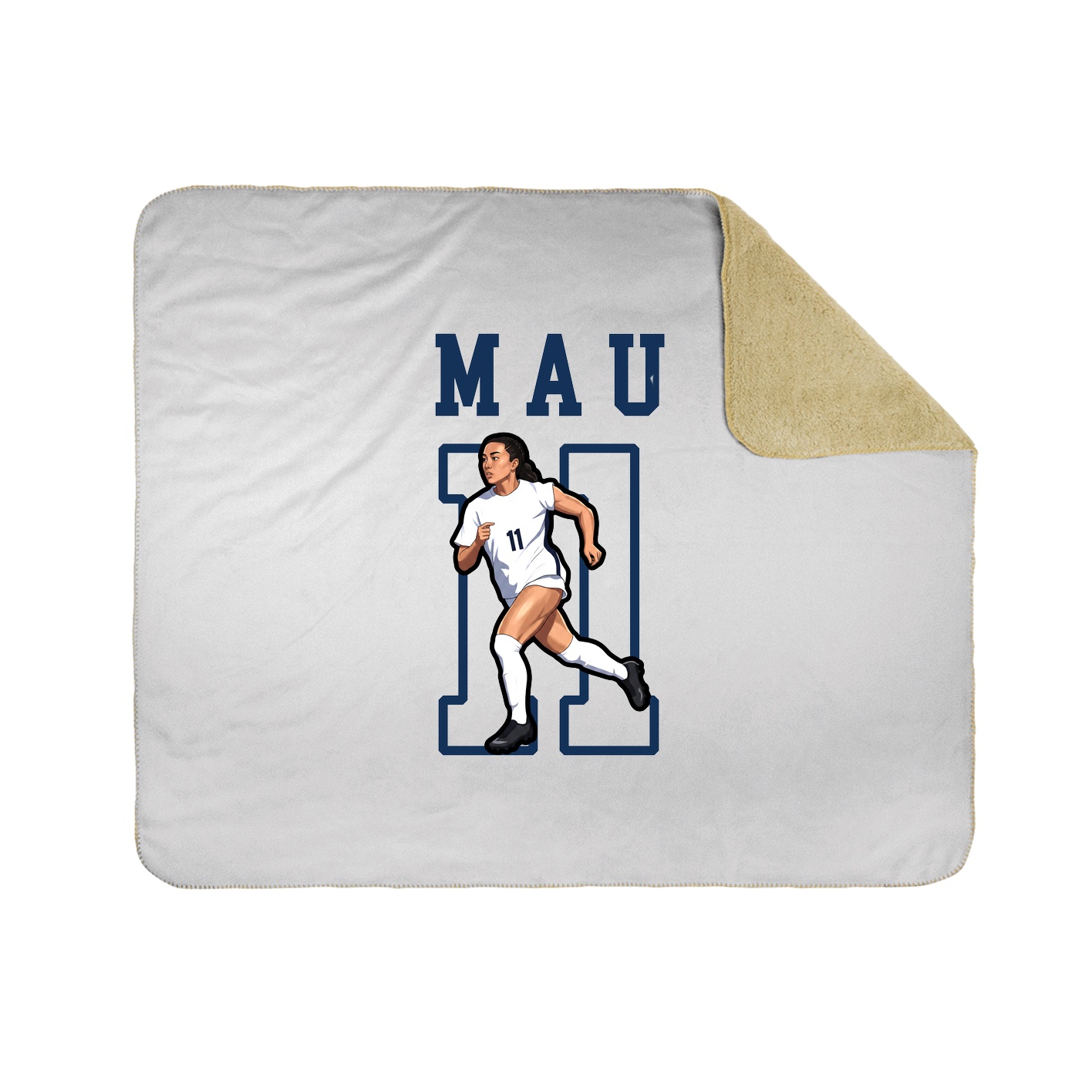 Throw Blanket — Shirsey in White