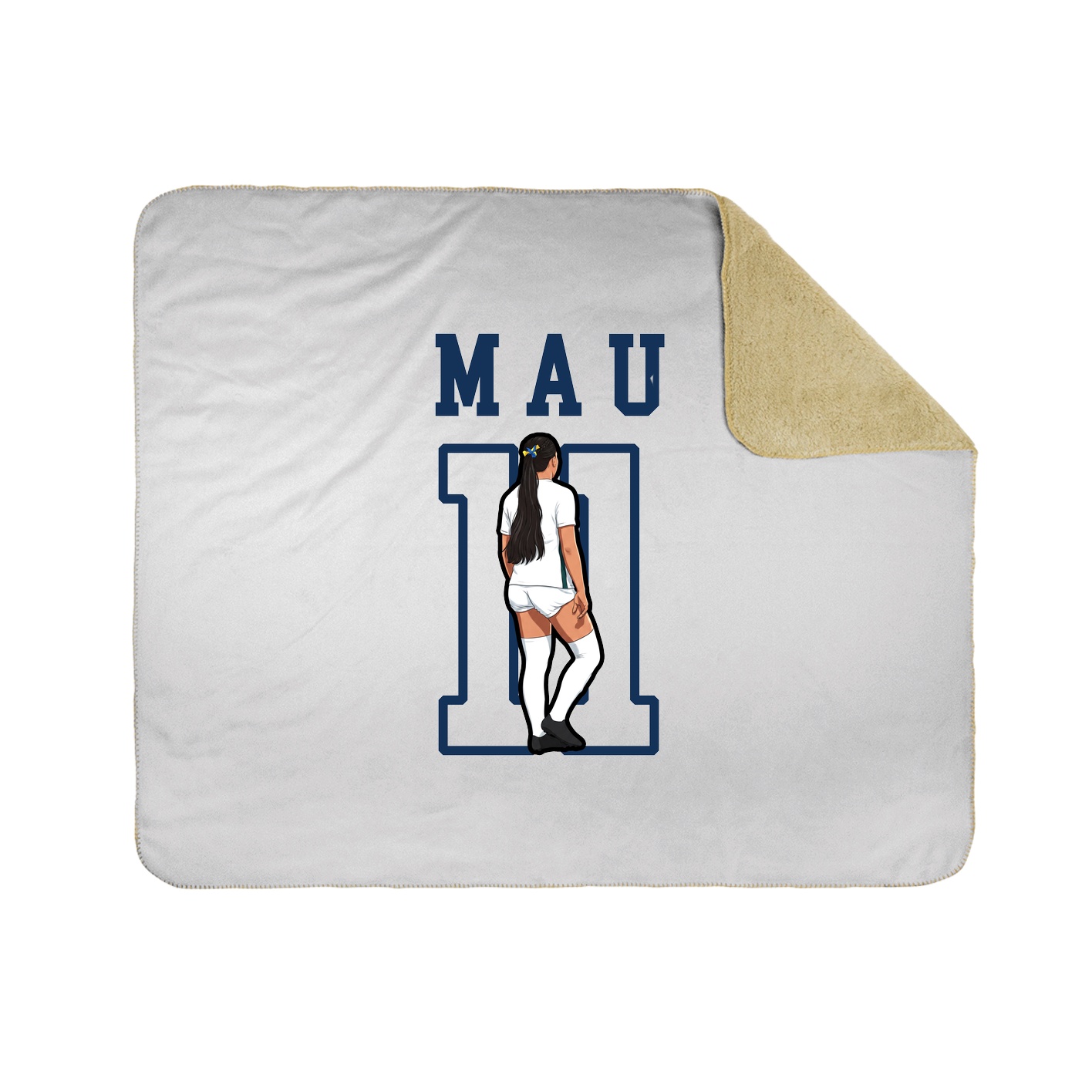 Throw Blanket — Shirsey in White