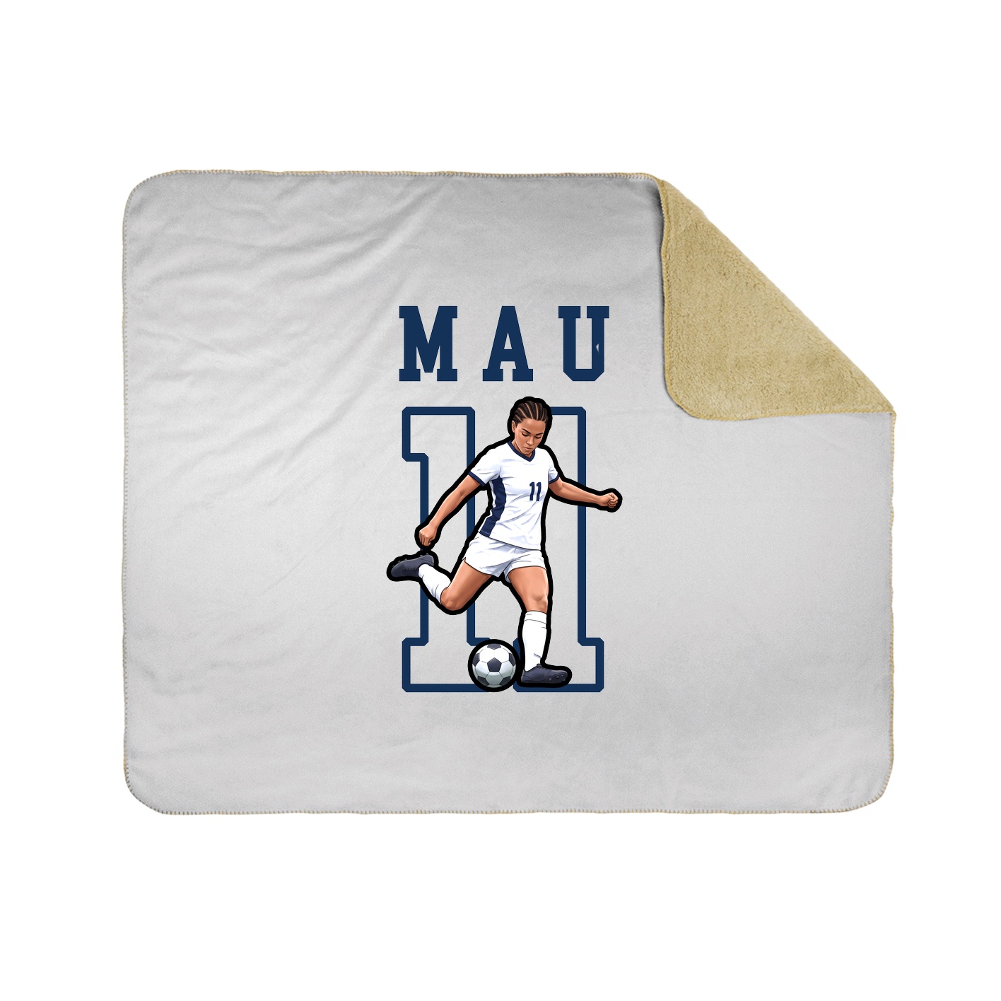 Throw Blanket — Shirsey in White
