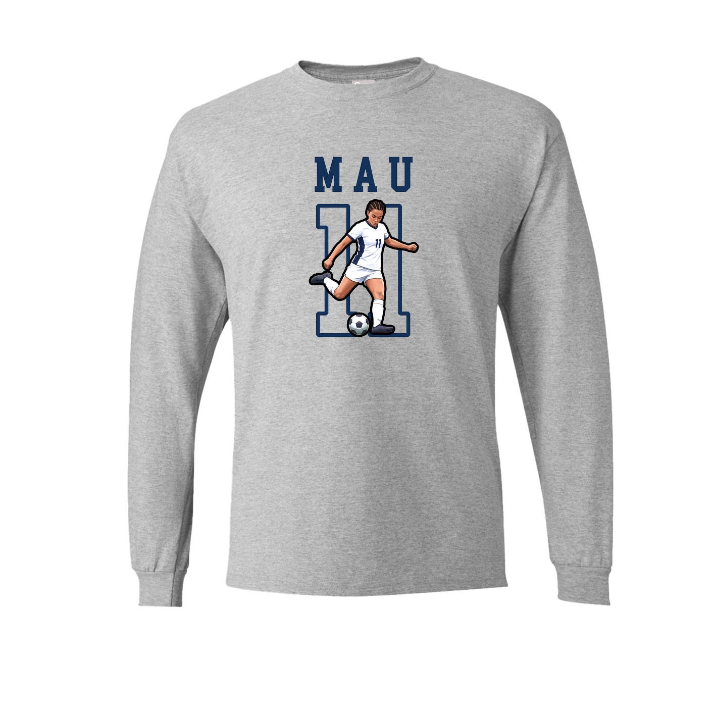 Long Sleeve Tee — Shirsey in Grey