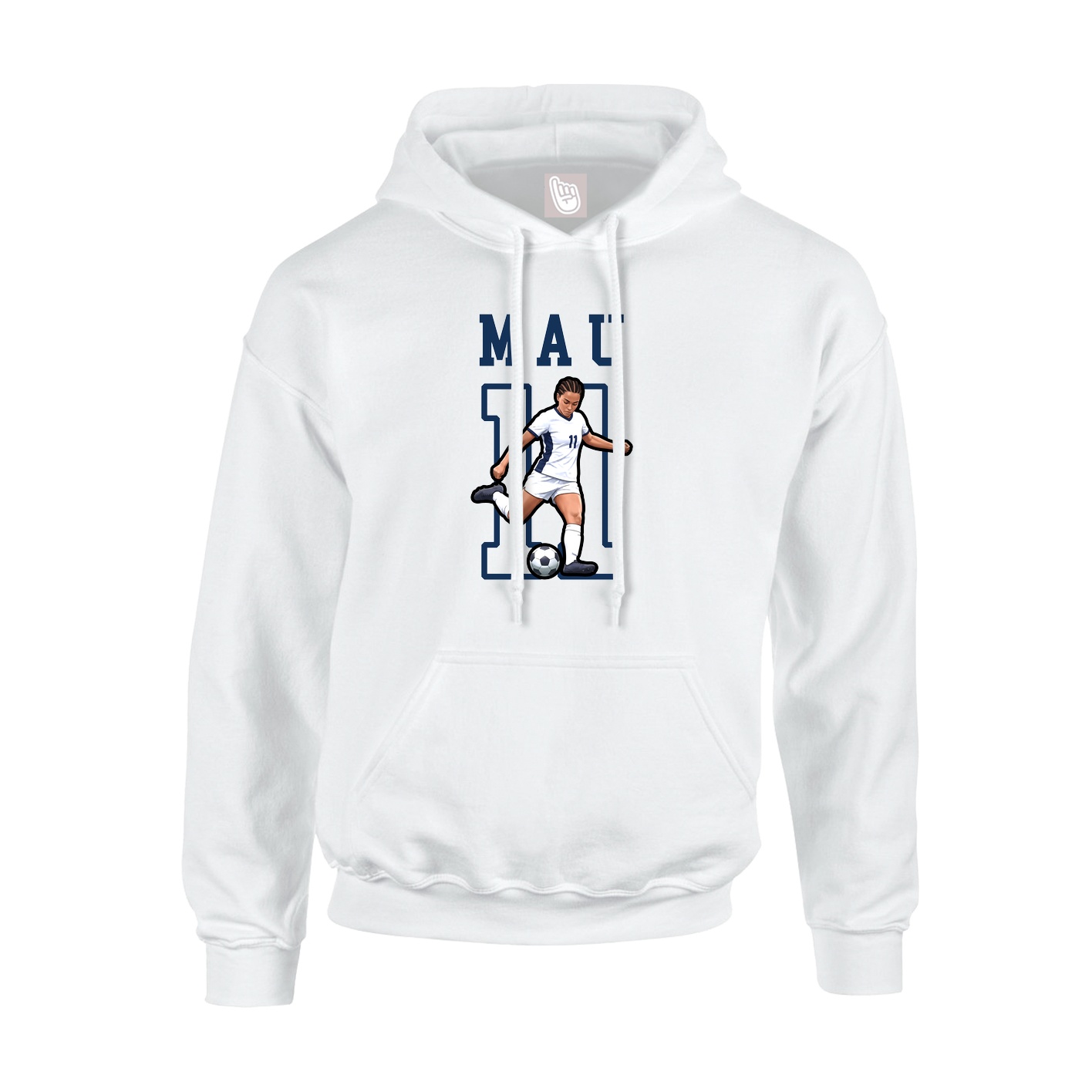 Youth Hoodie — Shirsey in White