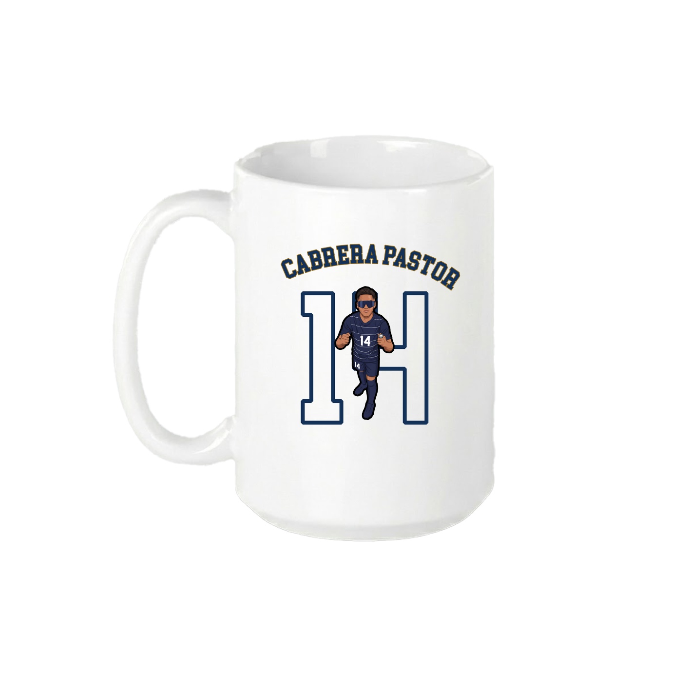 15oz Coffee Mug — Shirsey Arch in White