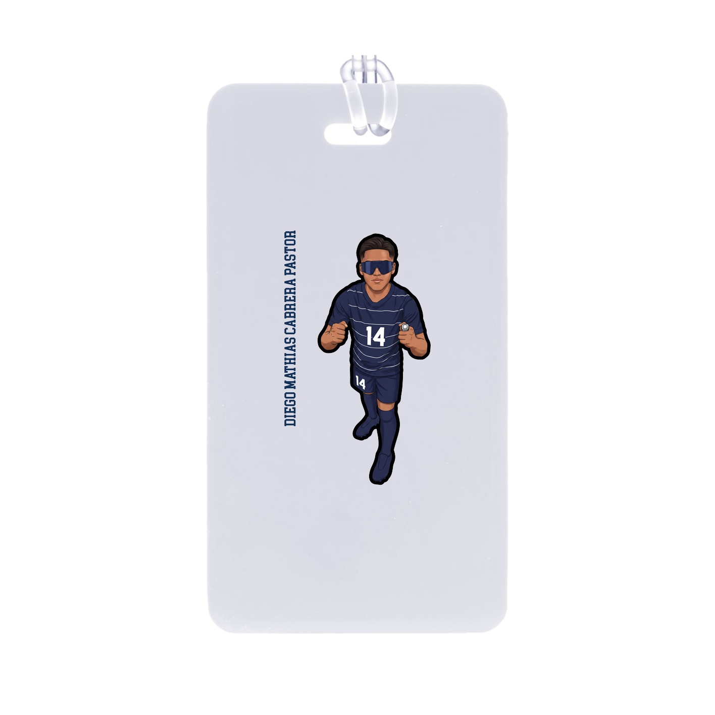 Bag Tag — Name Vertical in Classic