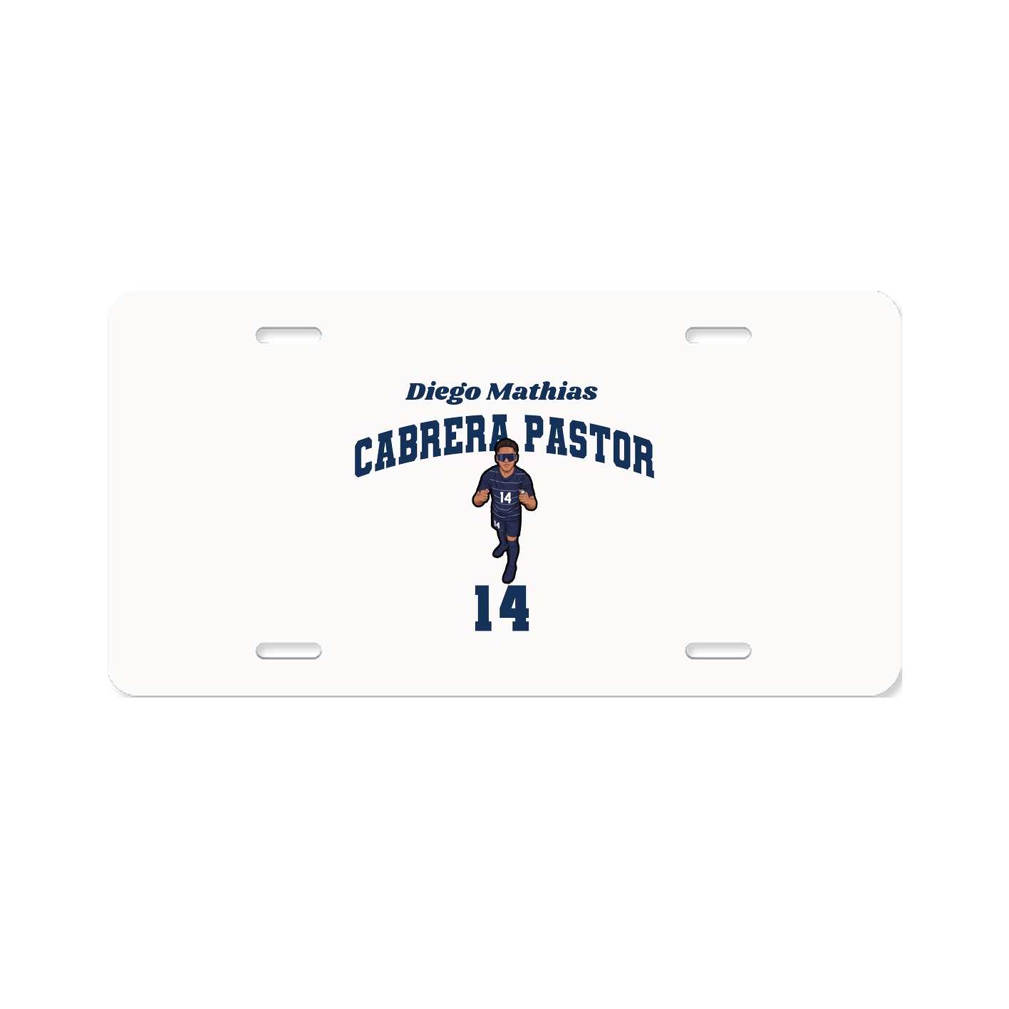 License Plate — Signature Arch in Classic