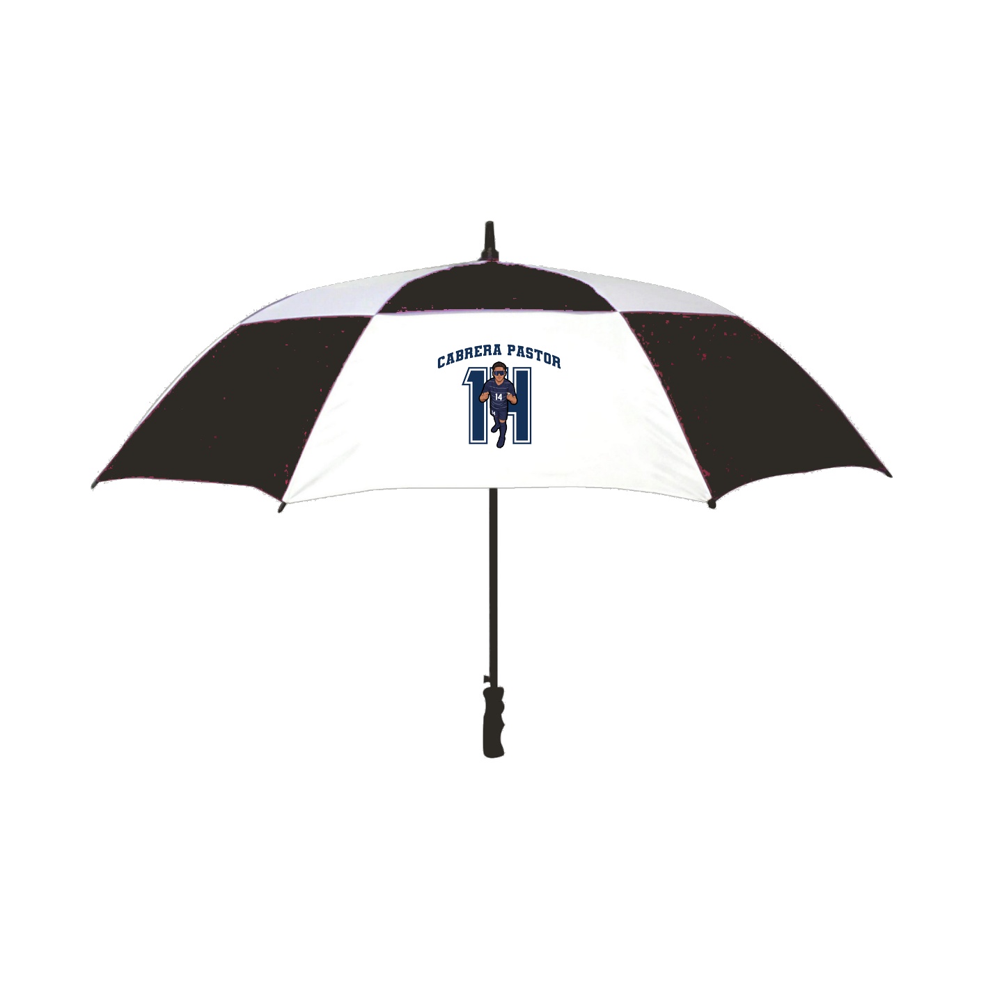 Golf Umbrella — Number in Black