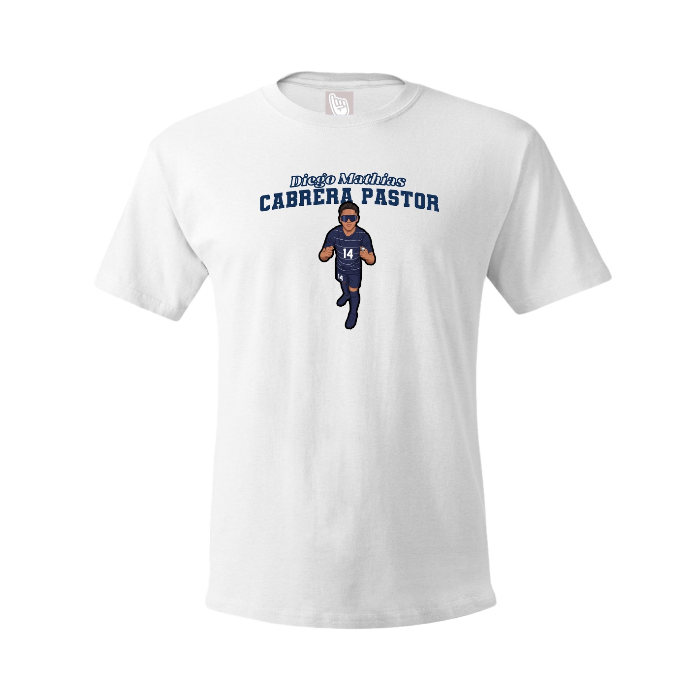 Tee — Name Arch in White