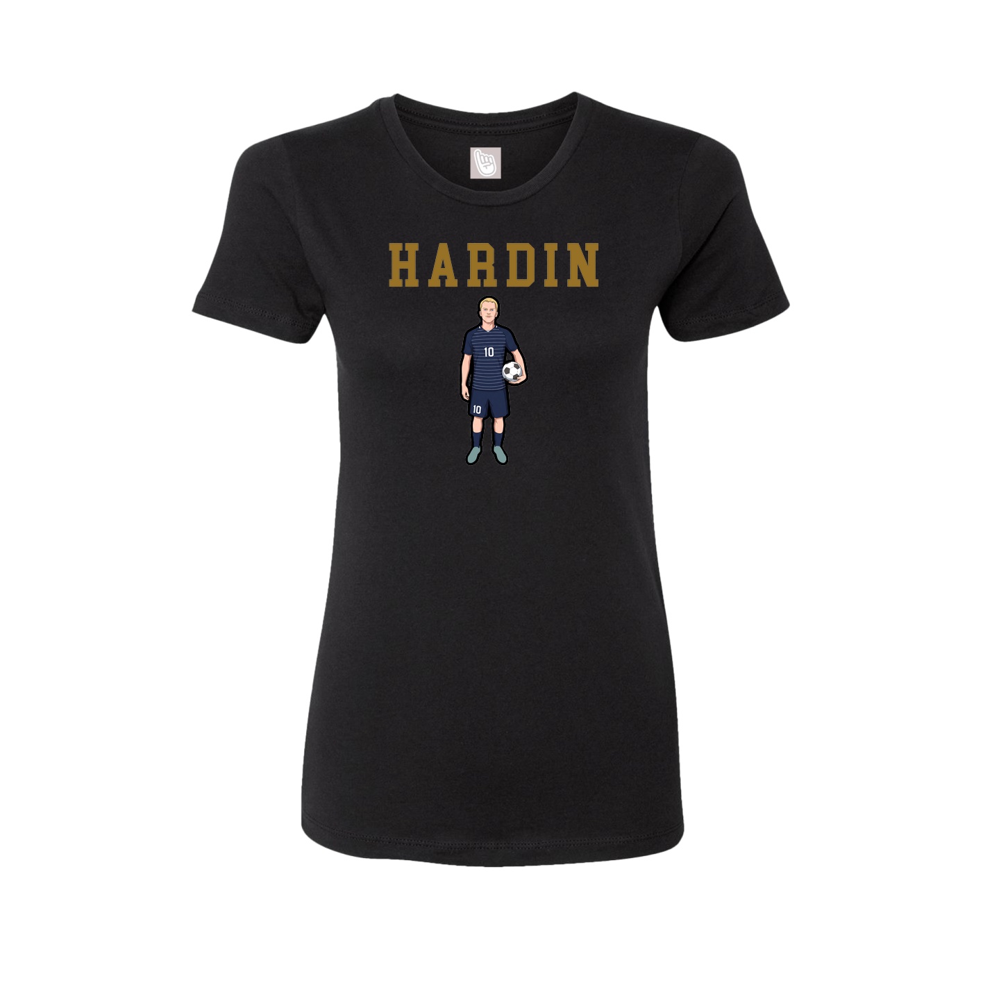 Fitted Women's Tee — Shirsey in Black