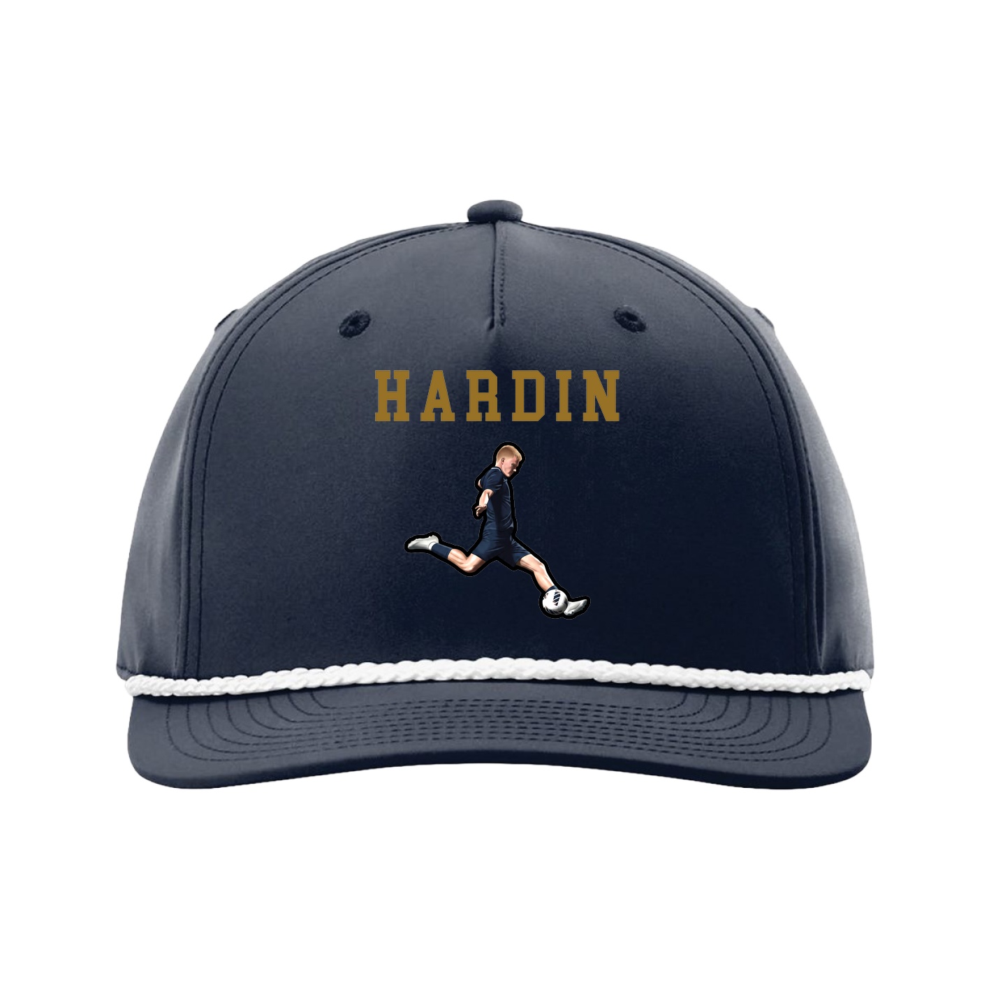 Five-Panel Classic Rope Cap — Shirsey in Navy