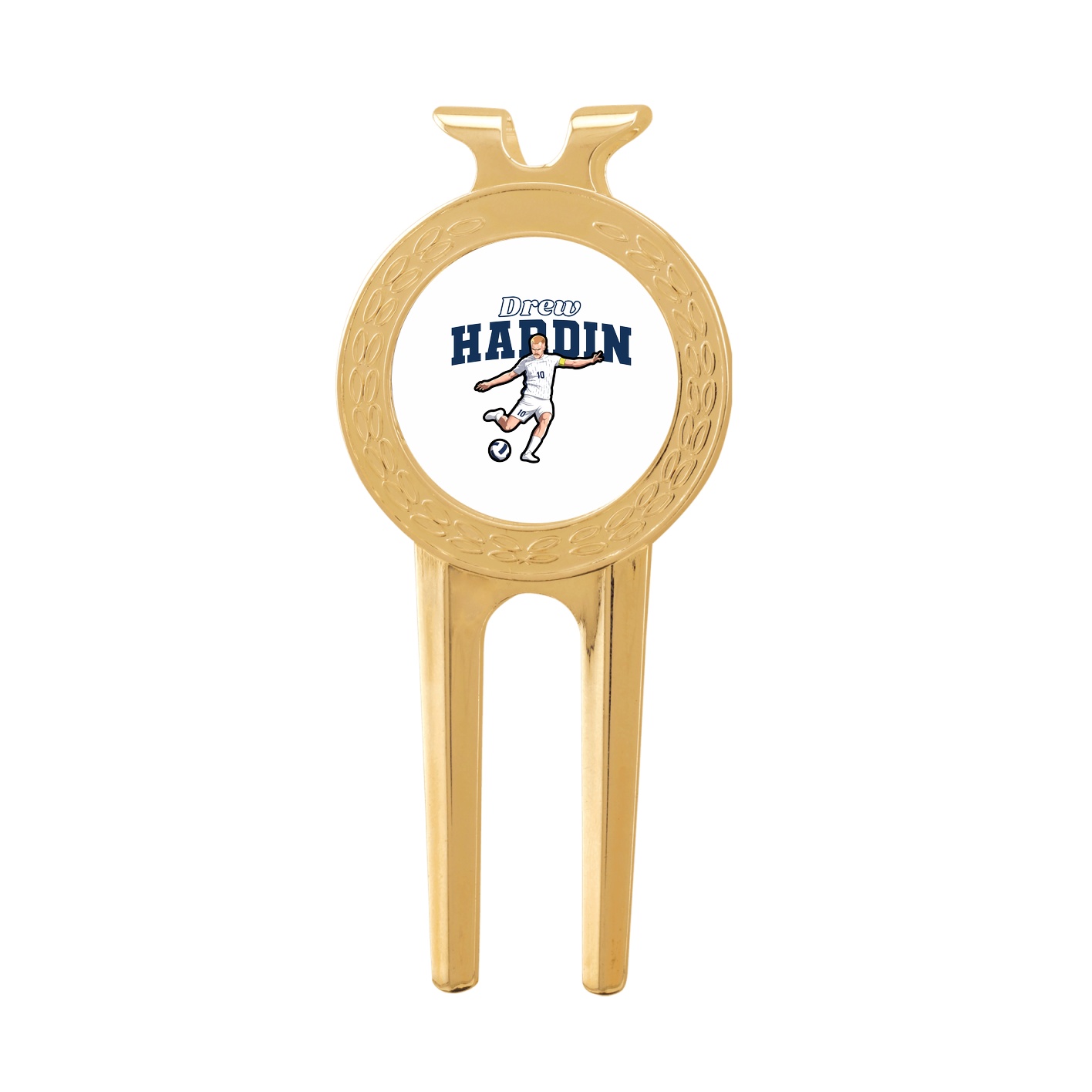 Divot Tool with Ball Marker — Name Arch in Classic