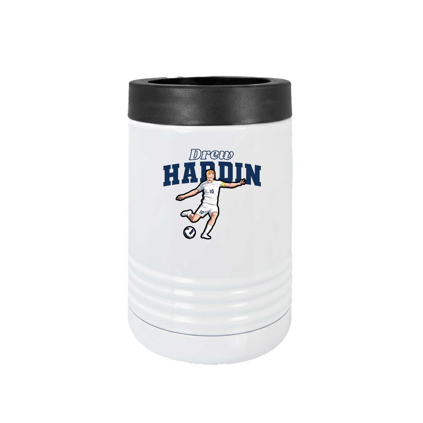Beverage Holder — Name Arch in White