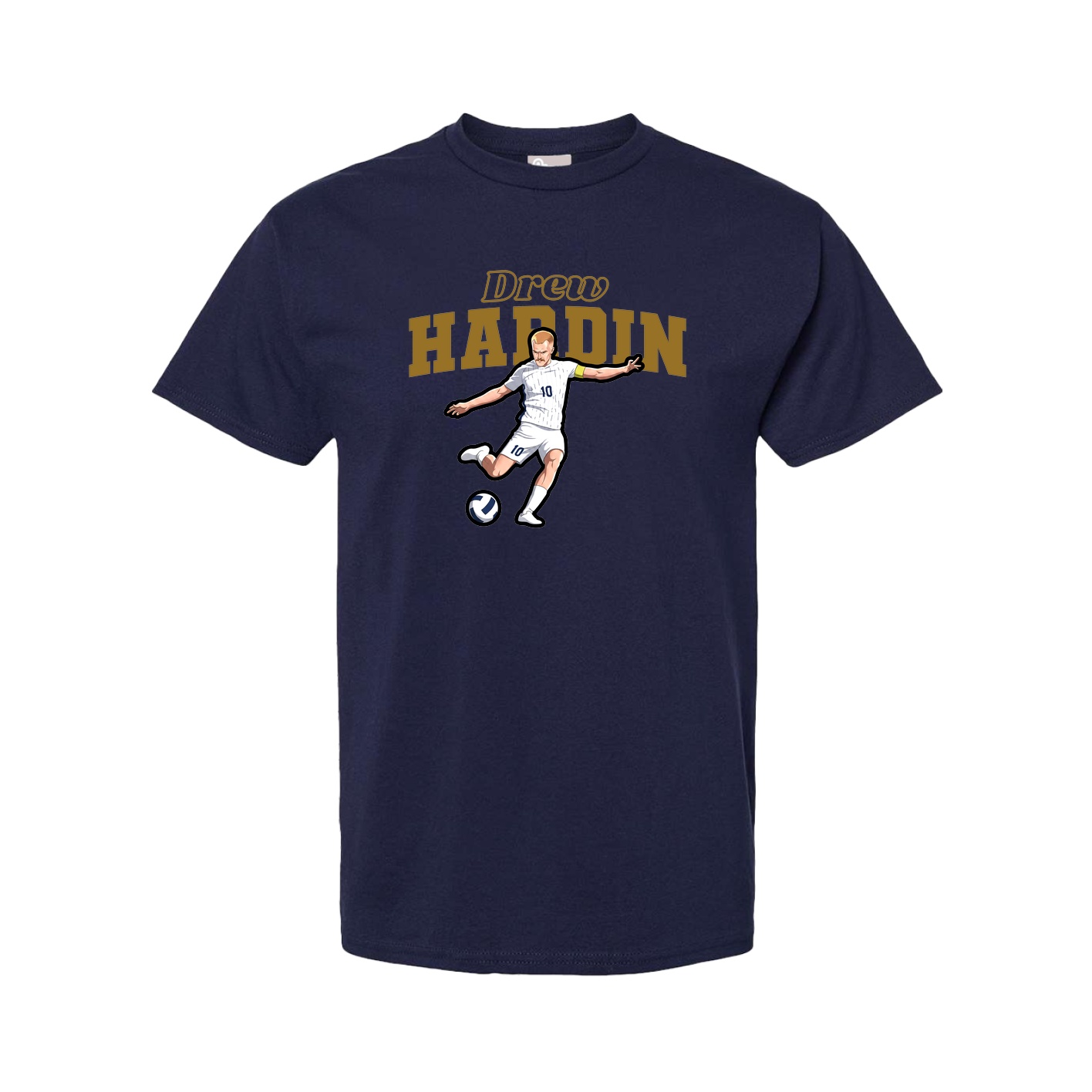 Youth Tee — Name Arch in Navy