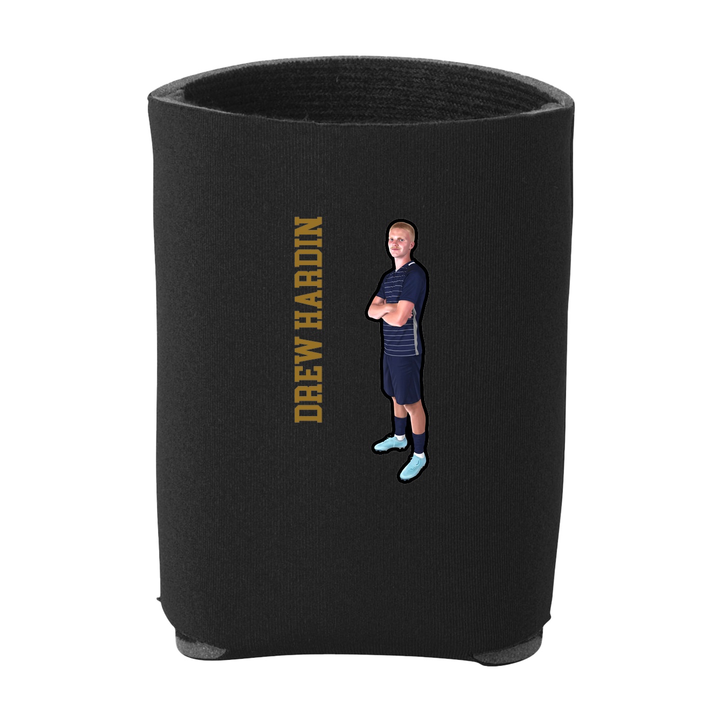 Can Holder — Name Vertical in Black