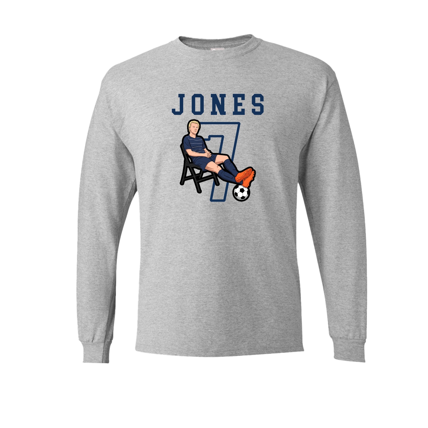 Long Sleeve Tee — Shirsey in Grey
