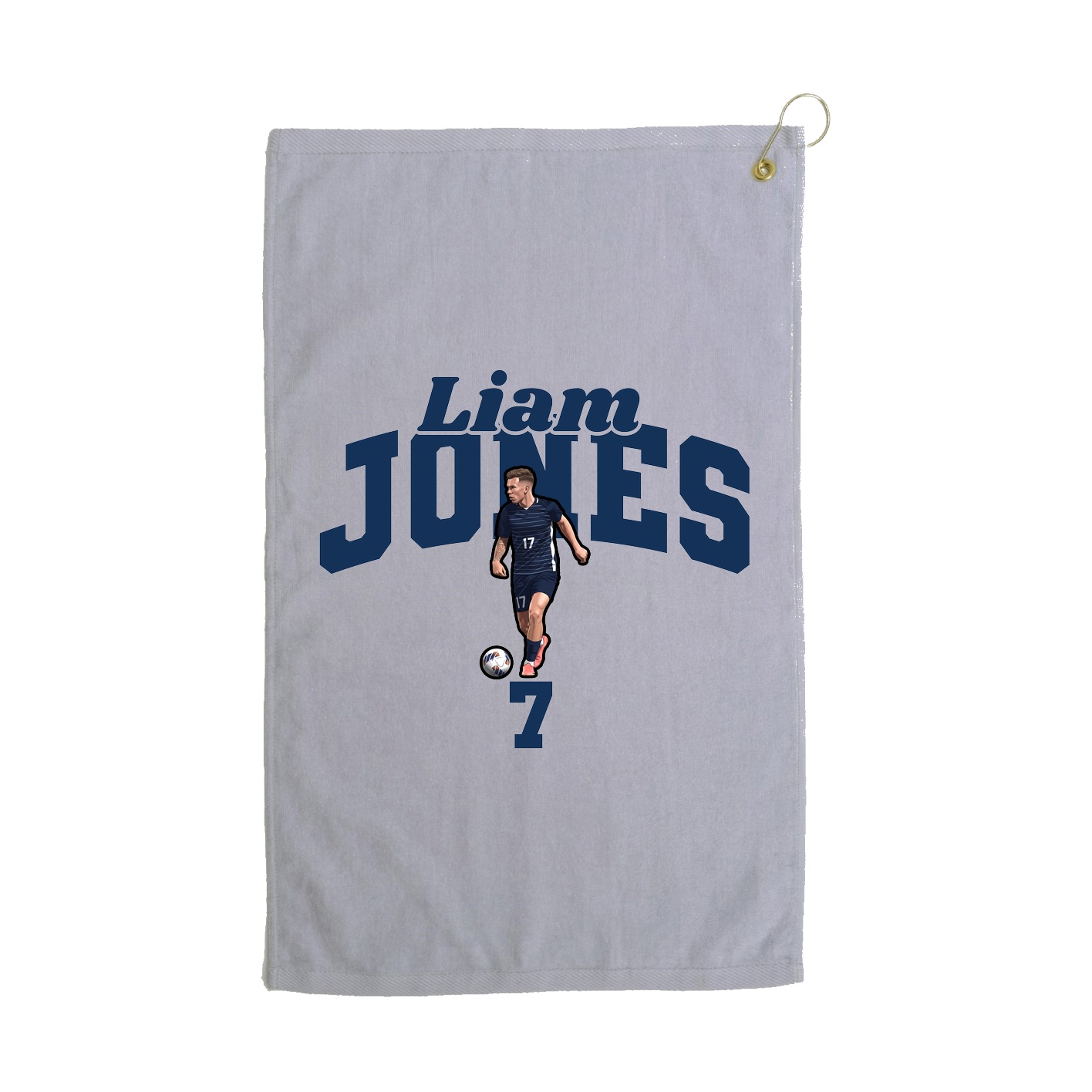 Golf Towel — Signature Arch in Grey