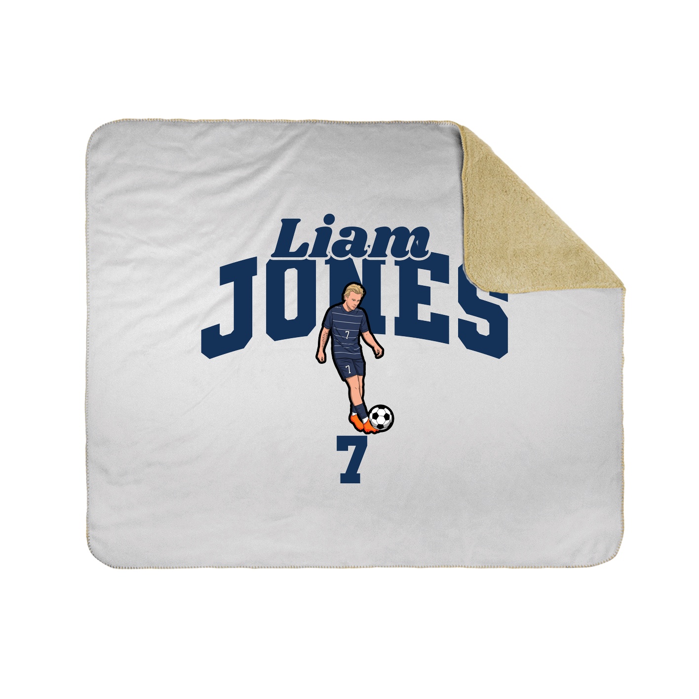 Throw Blanket — Signature Arch in White