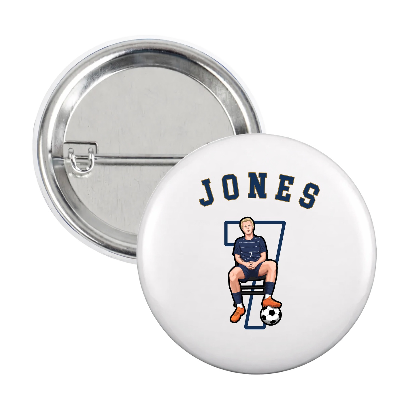 Game Day Button — Shirsey Arch in White