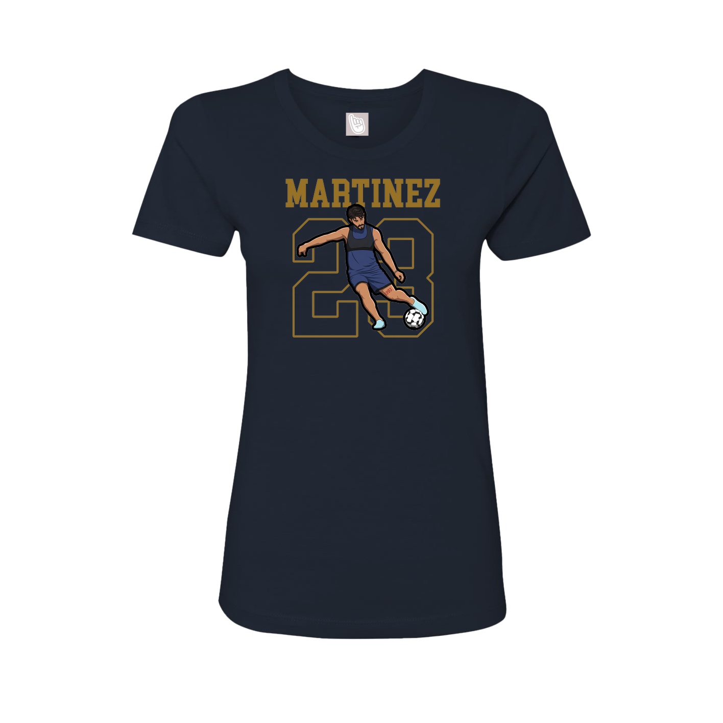 Fitted Women's Tee — Shirsey in Navy