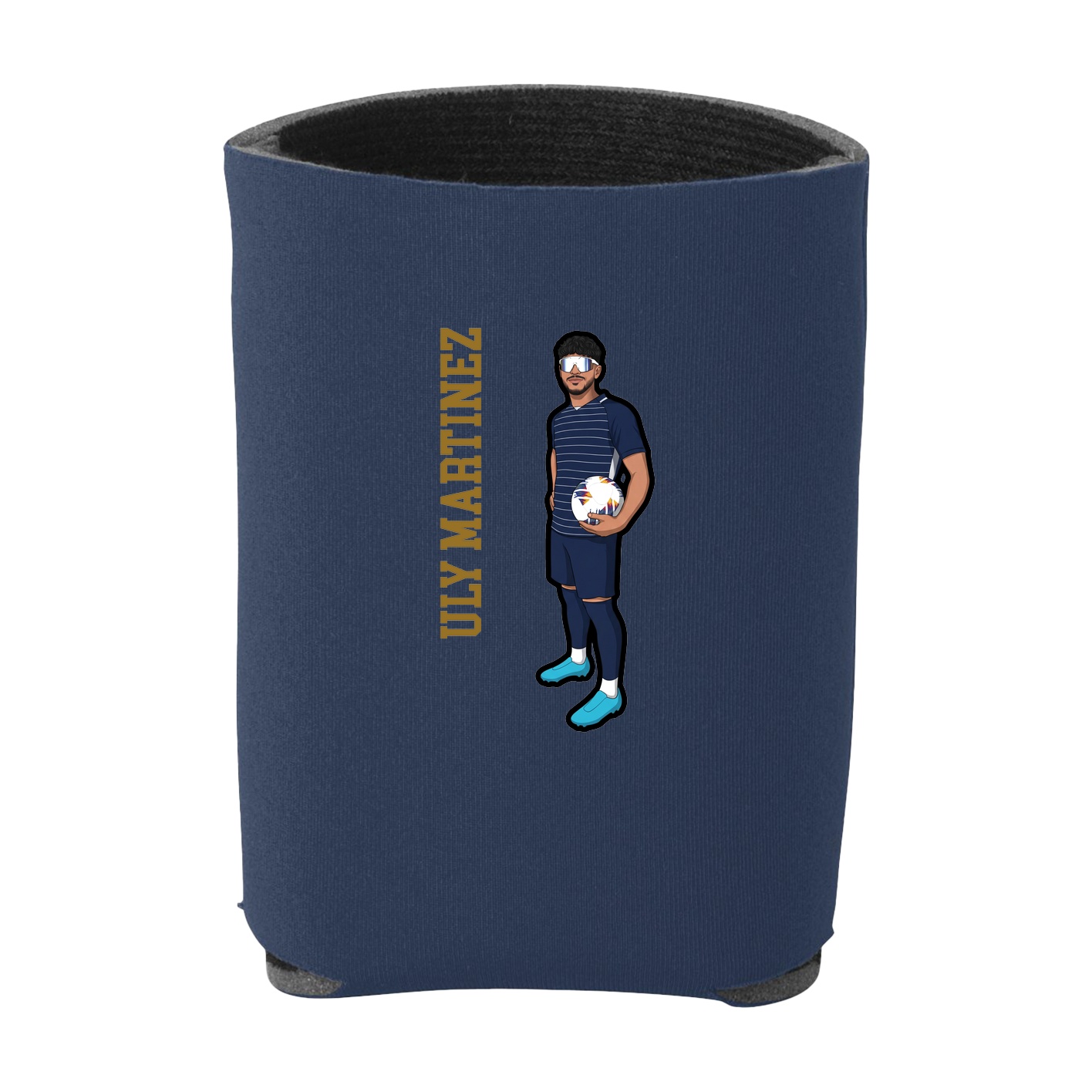 Can Holder — Name Vertical in Navy