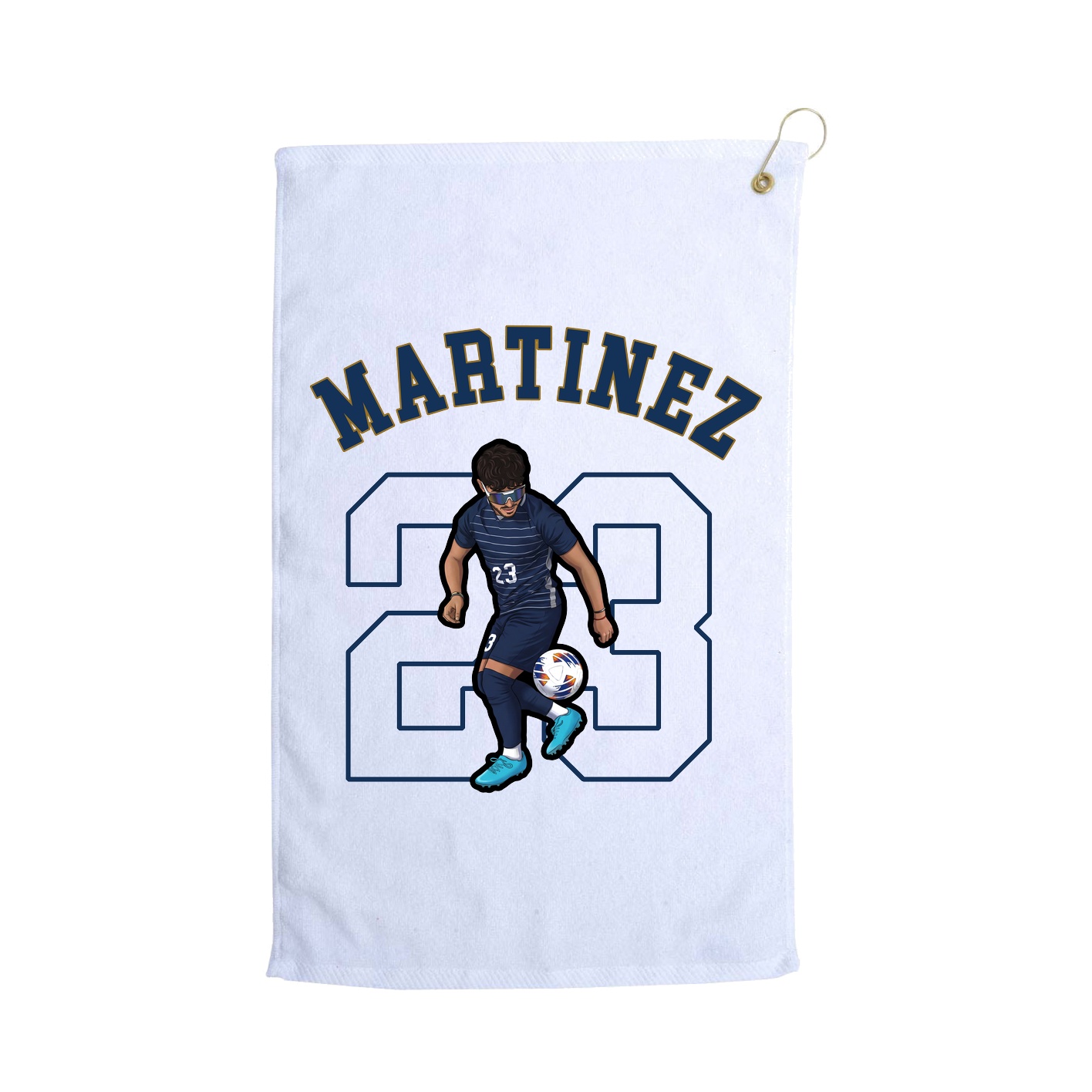 Golf Towel — Shirsey Arch in White