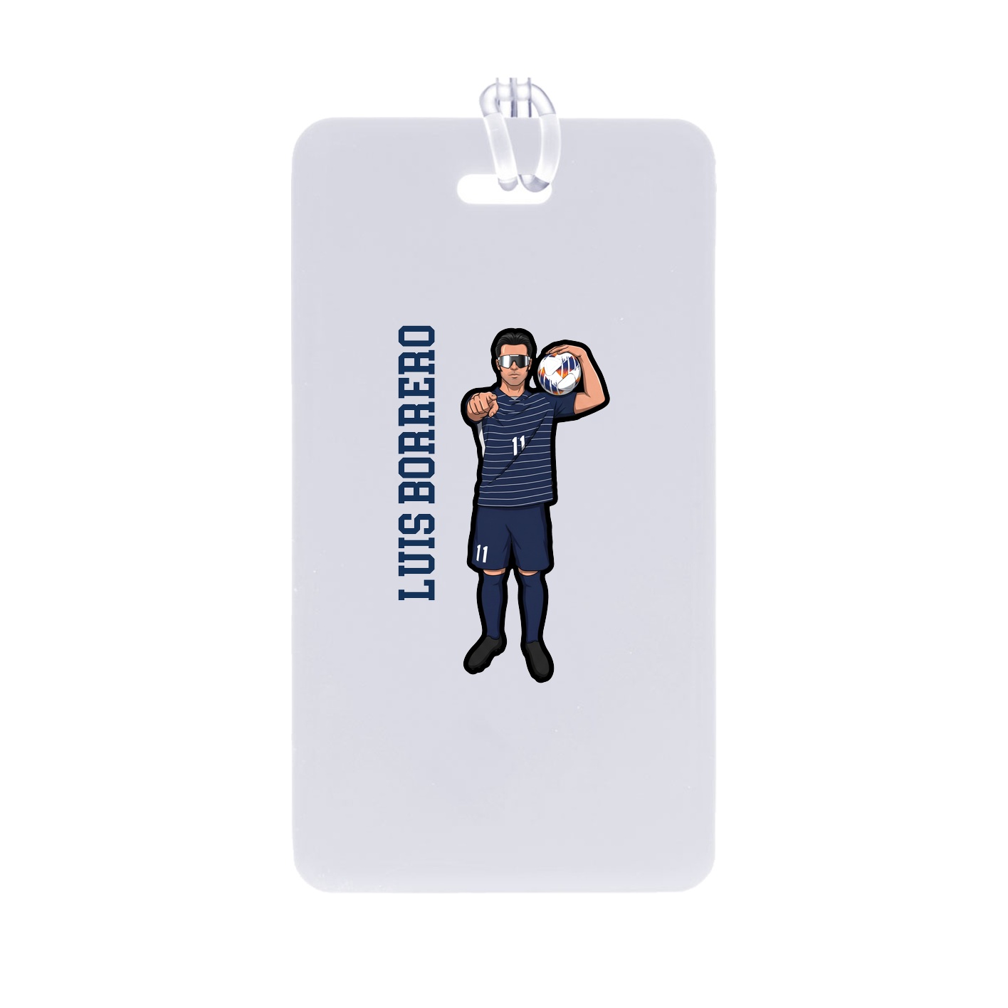 Bag Tag — Name Vertical in Classic