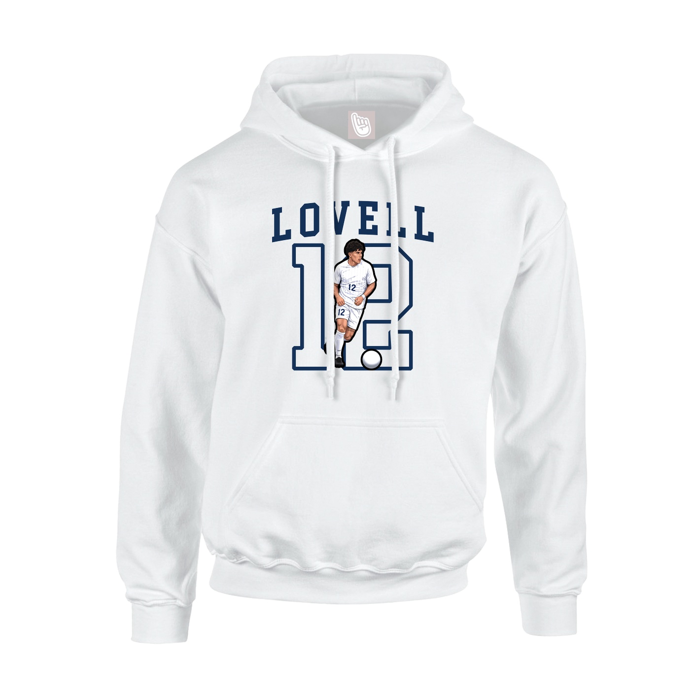 Hoodie — Shirsey in White