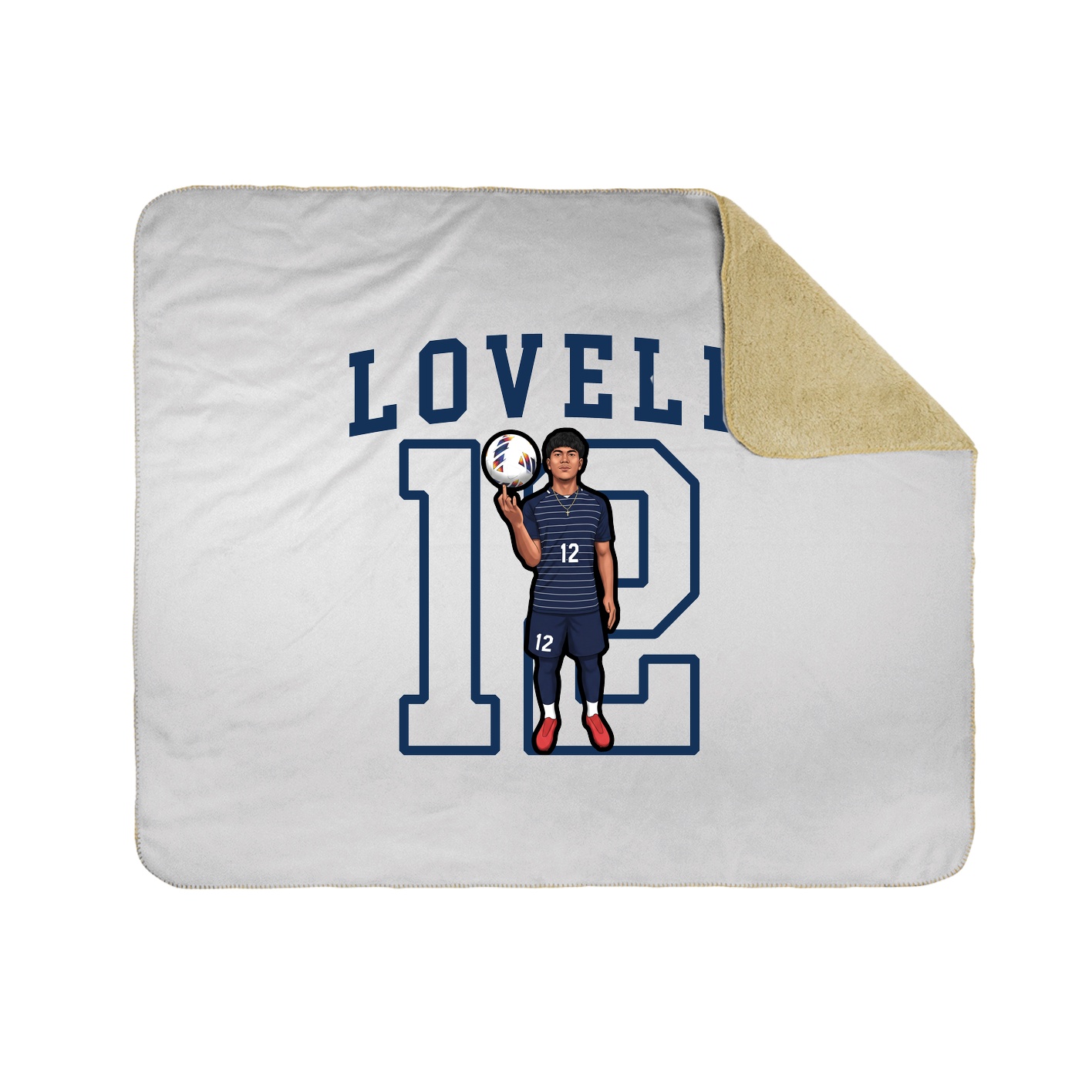 Throw Blanket — Shirsey in White