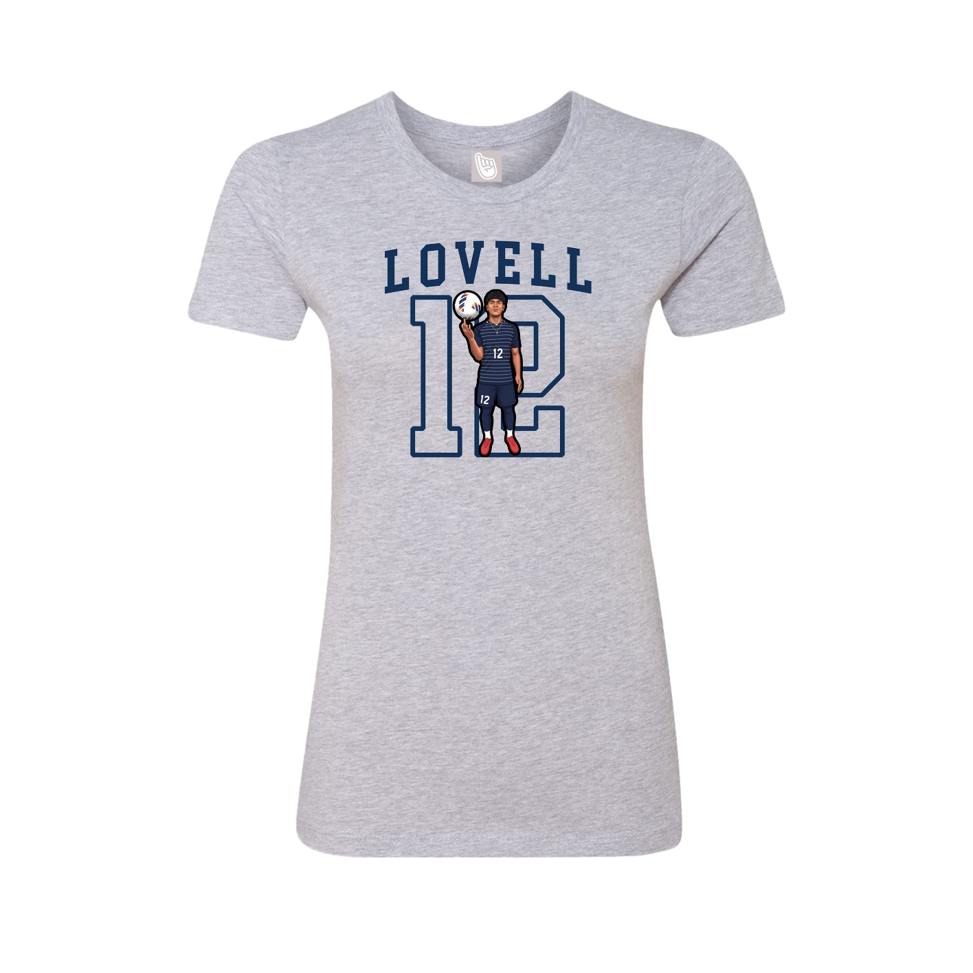 Fitted Women's Tee — Shirsey in Grey