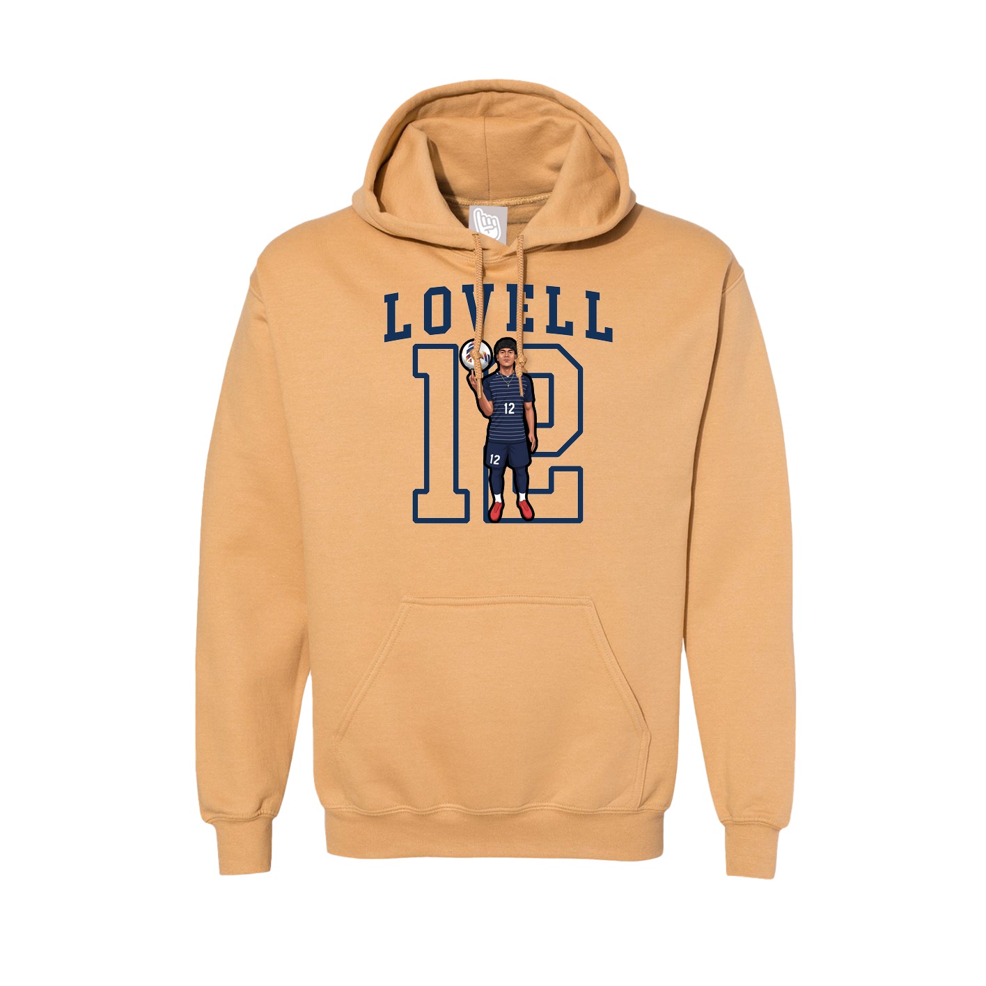 Hoodie — Shirsey in Vegas Gold