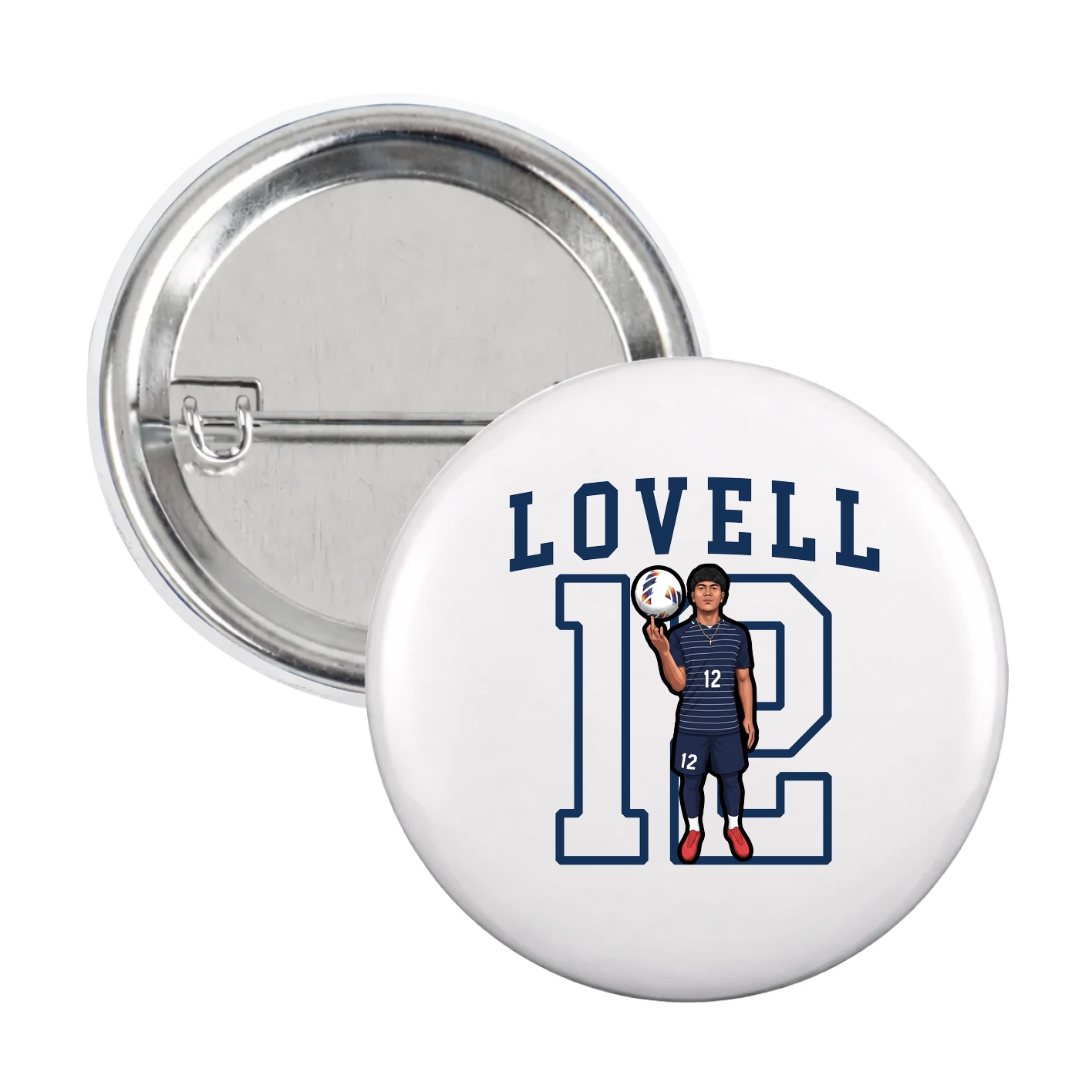 Game Day Button — Shirsey in White
