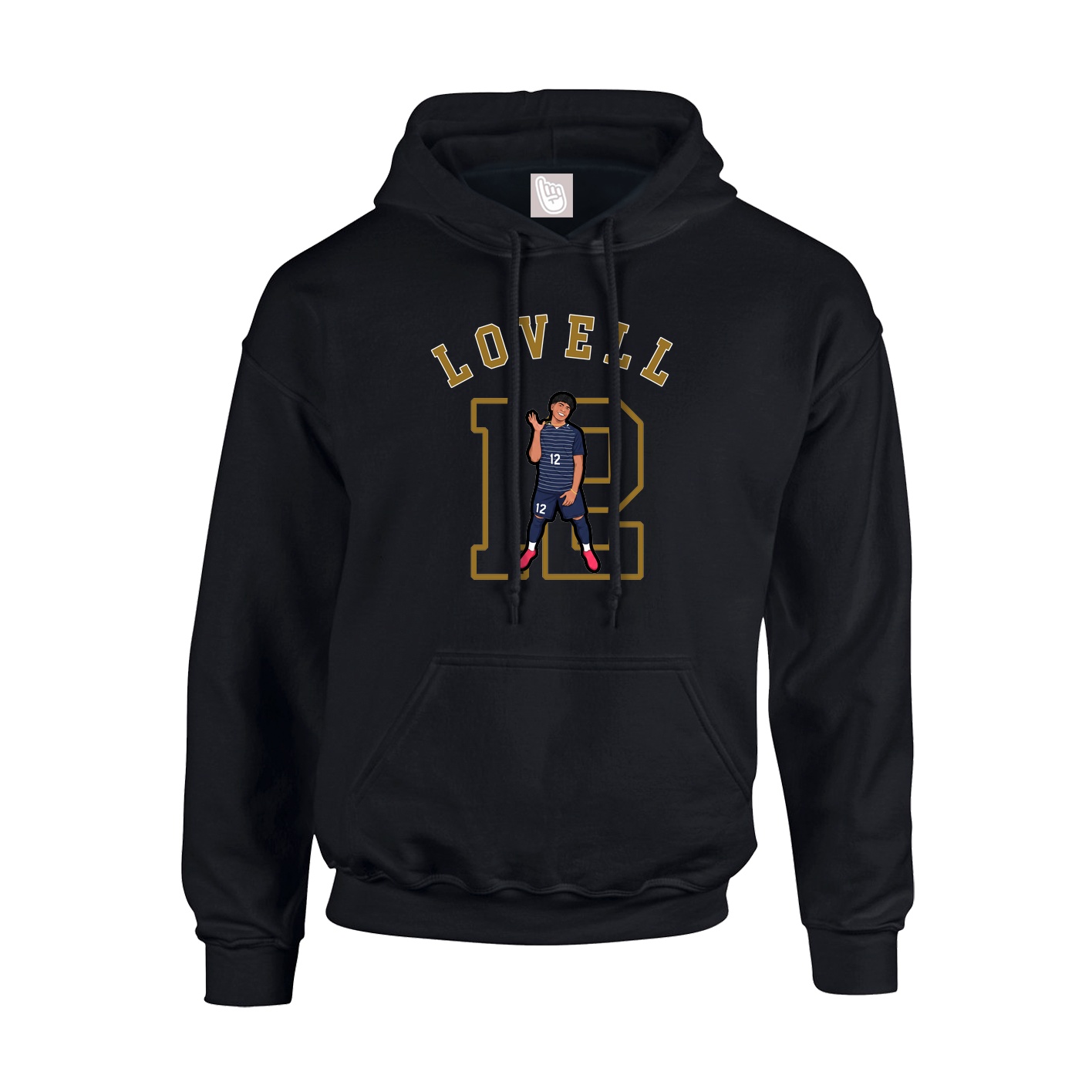 Youth Hoodie — Shirsey Arch in Black