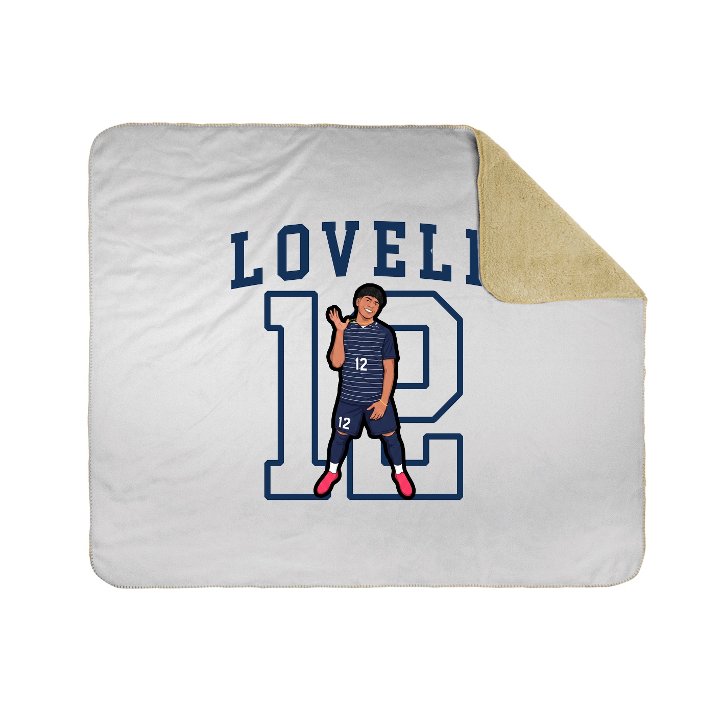 Throw Blanket — Shirsey in White