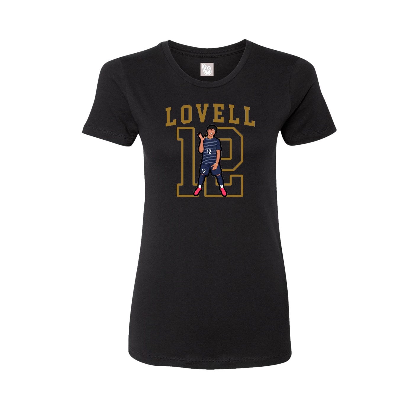 Fitted Women's Tee — Shirsey in Black