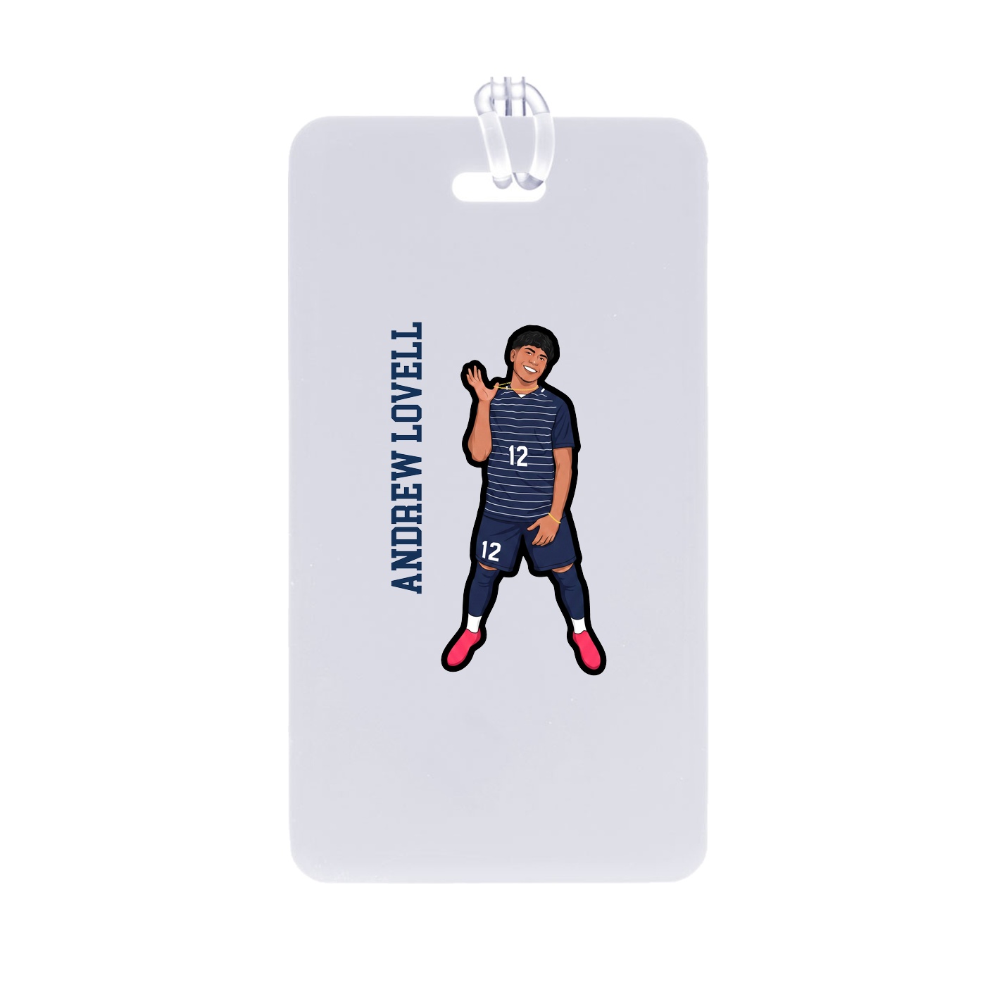 Bag Tag — Name Vertical in Classic