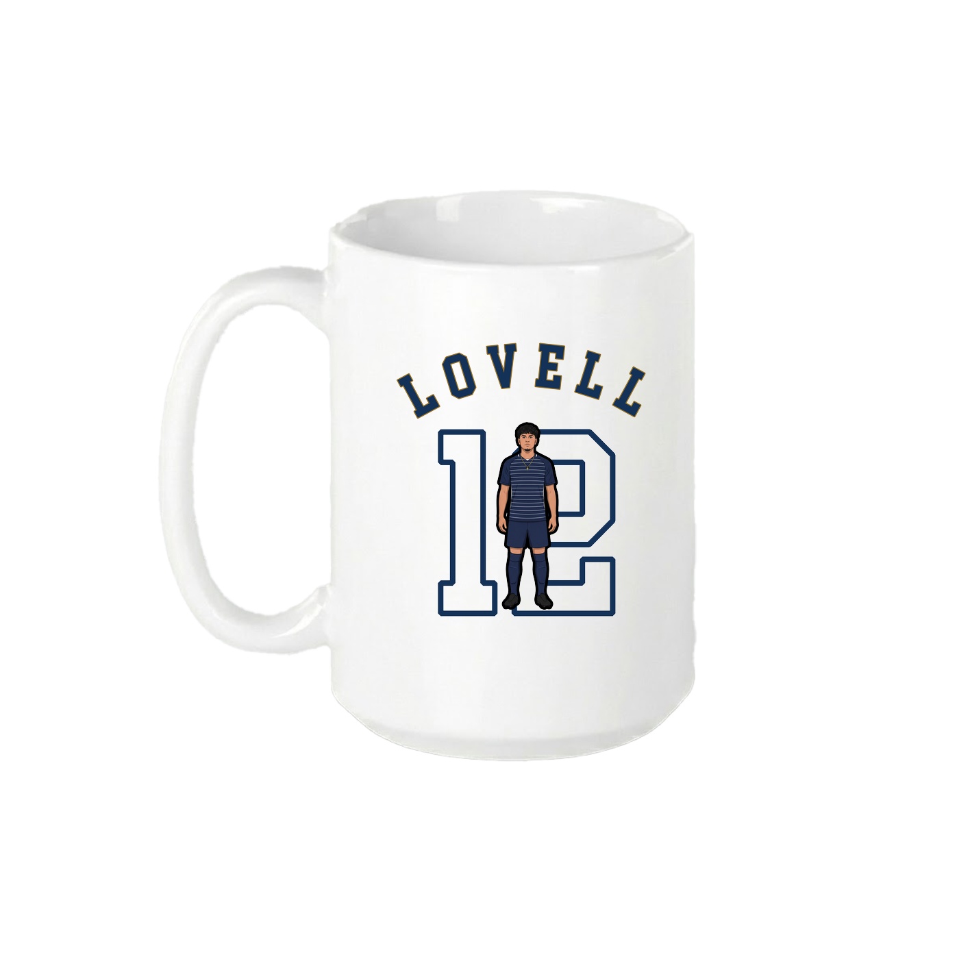 15oz Coffee Mug — Shirsey Arch in White