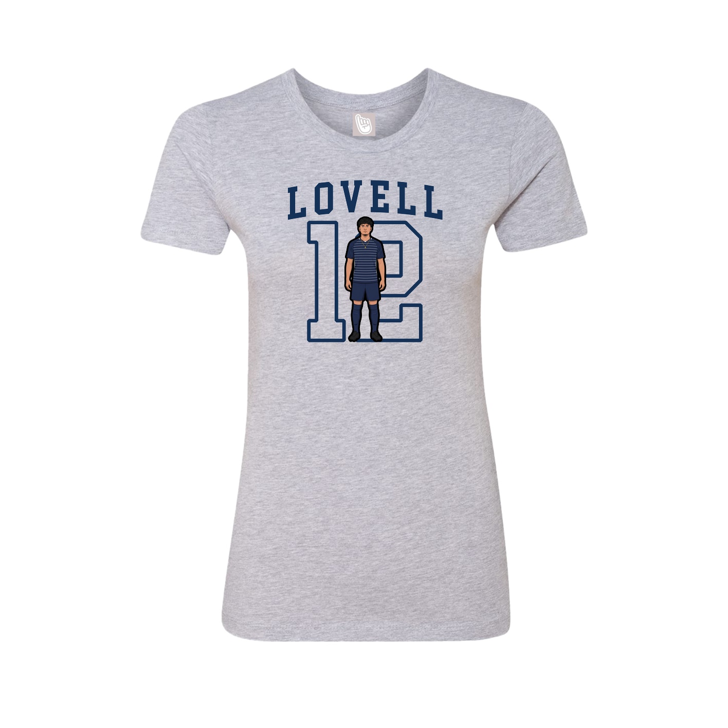 Fitted Women's Tee — Shirsey in Grey
