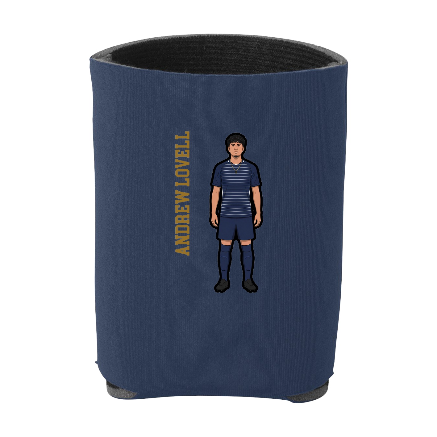 Can Holder — Name Vertical in Navy