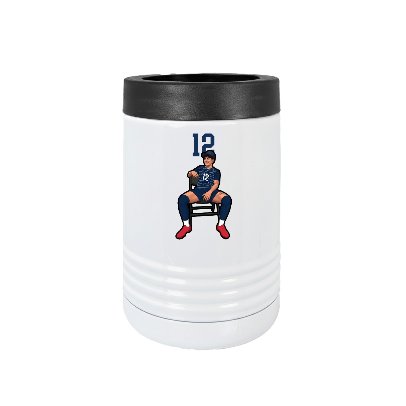 Beverage Holder — Number Top in White