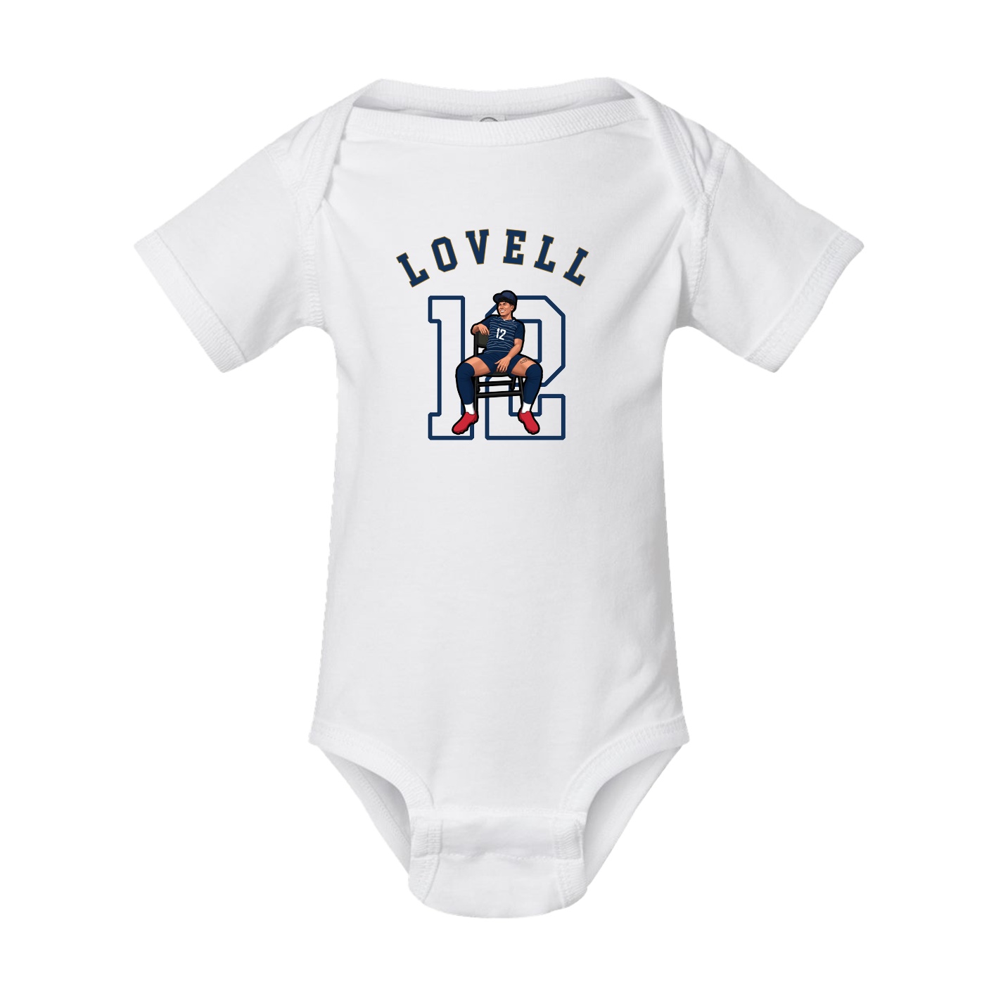 Baby Onesie — Shirsey Arch in White