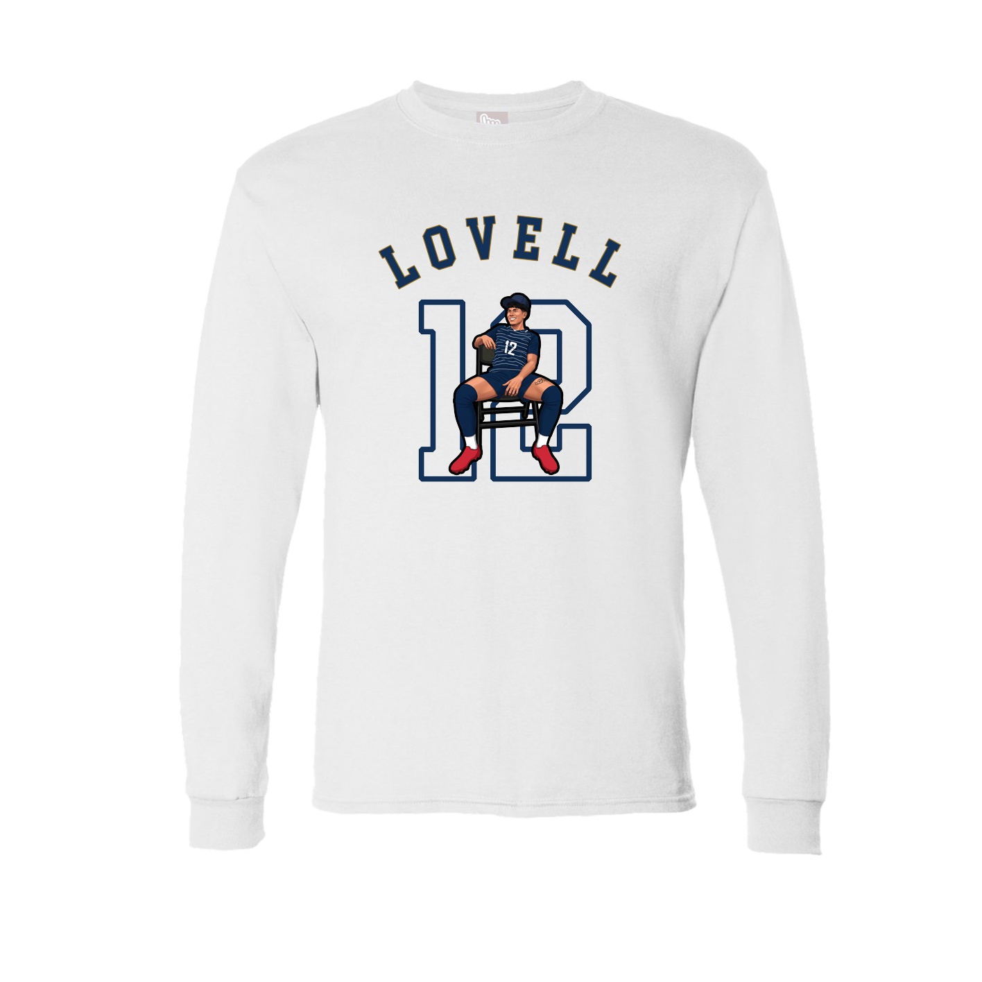Long Sleeve Tee — Shirsey Arch in White