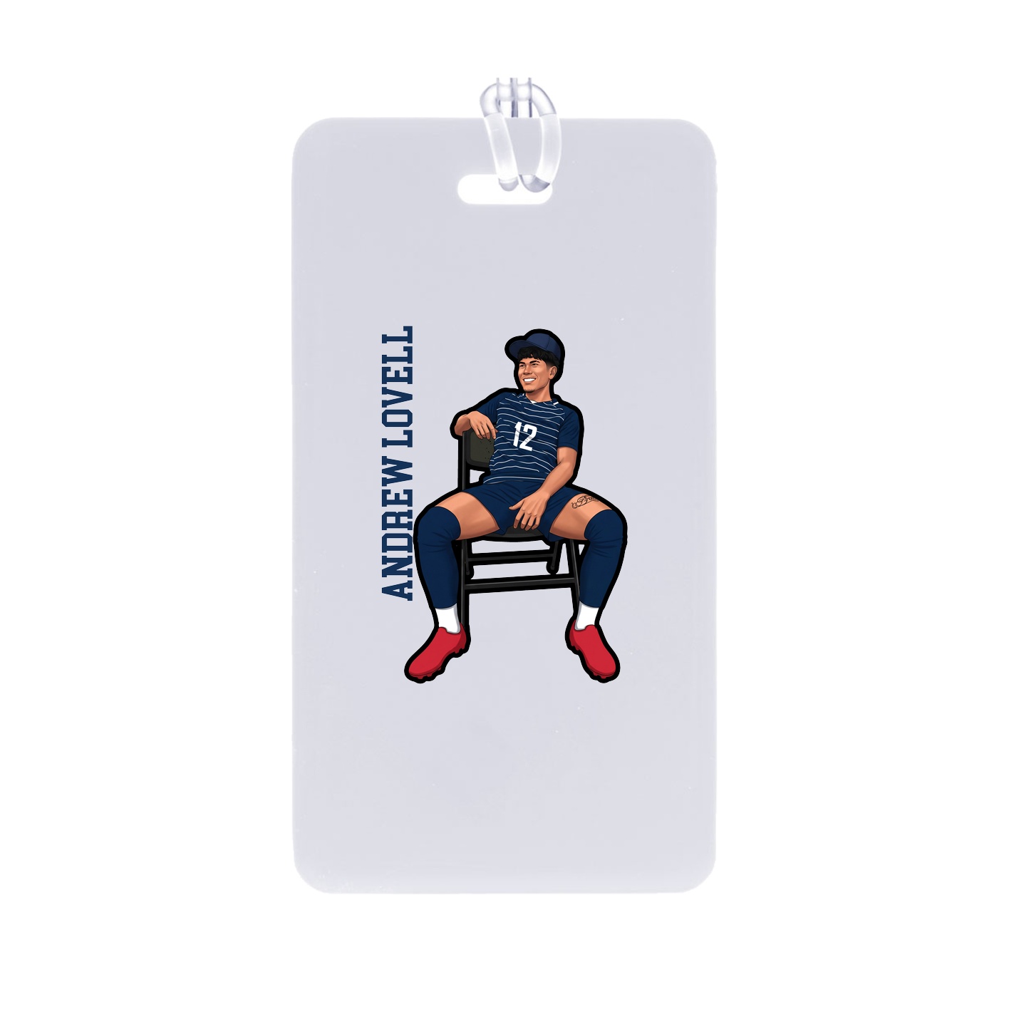 Bag Tag — Name Vertical in Classic