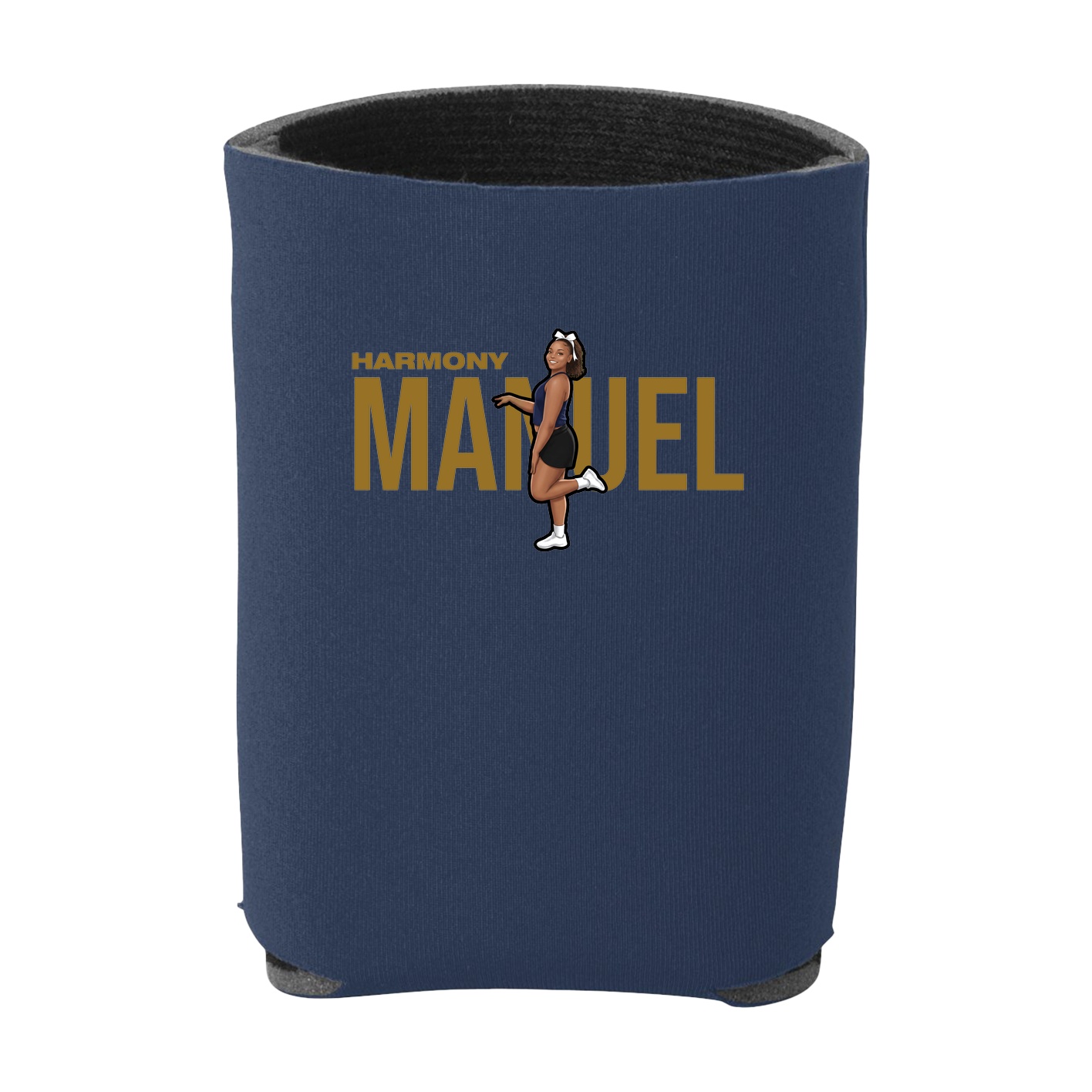 Can Holder — Player Name in Navy