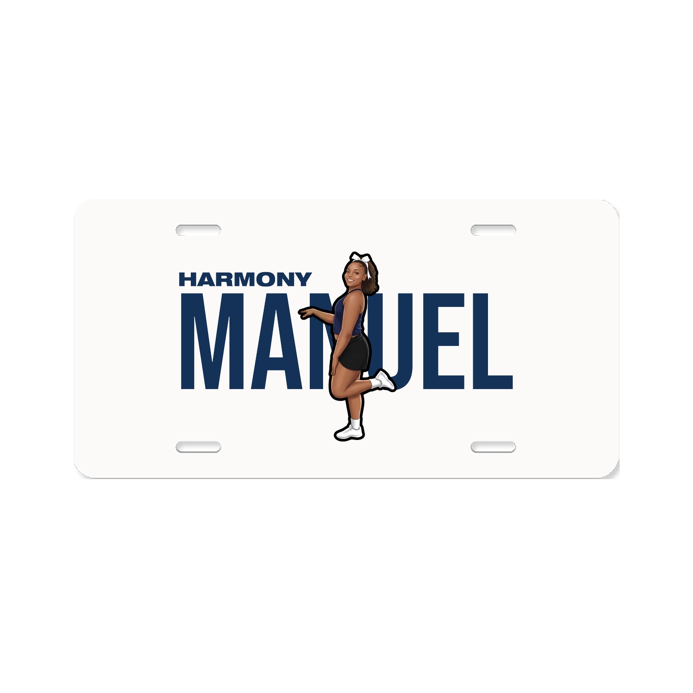 License Plate — Player Name in Classic