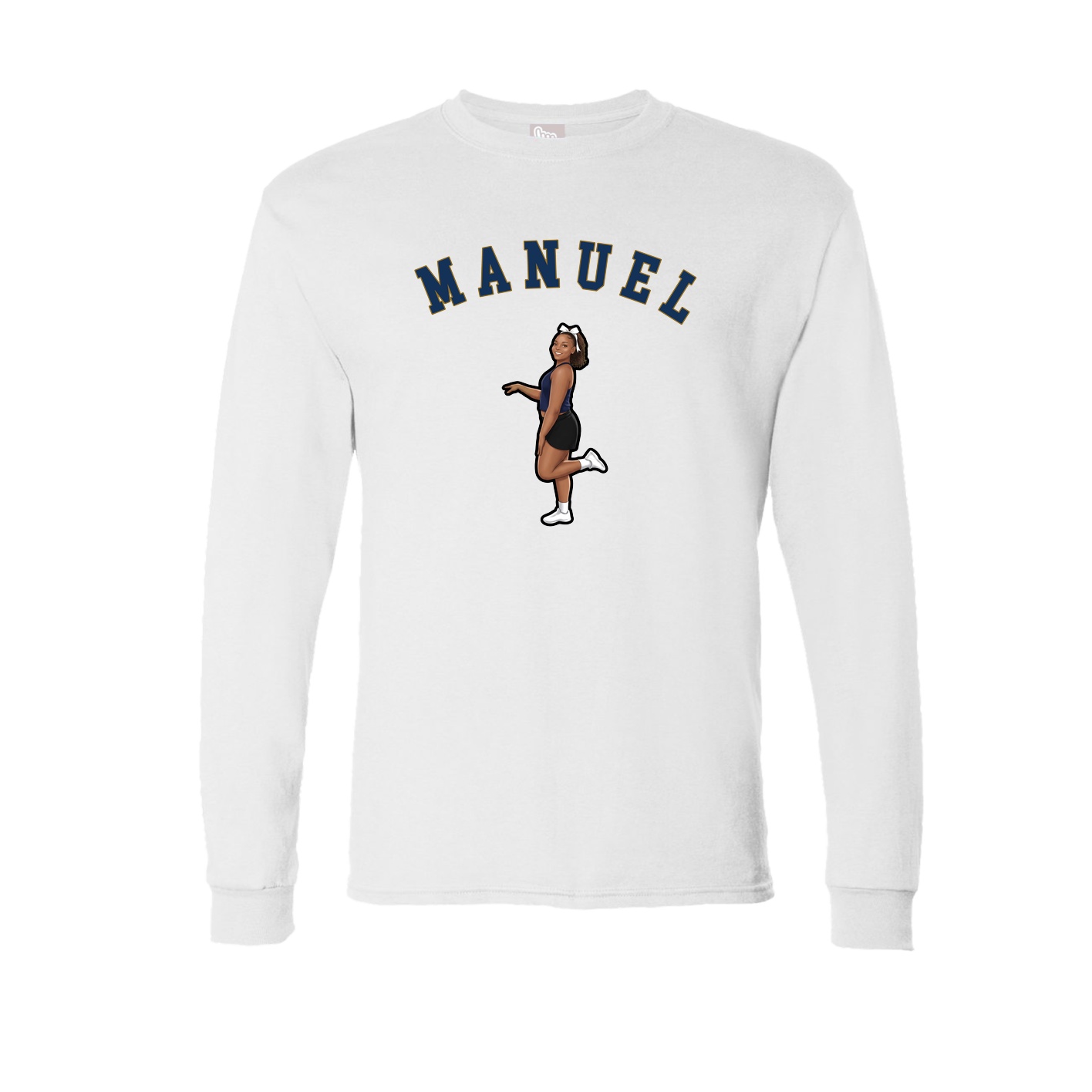 Long Sleeve Tee — Shirsey Arch in White