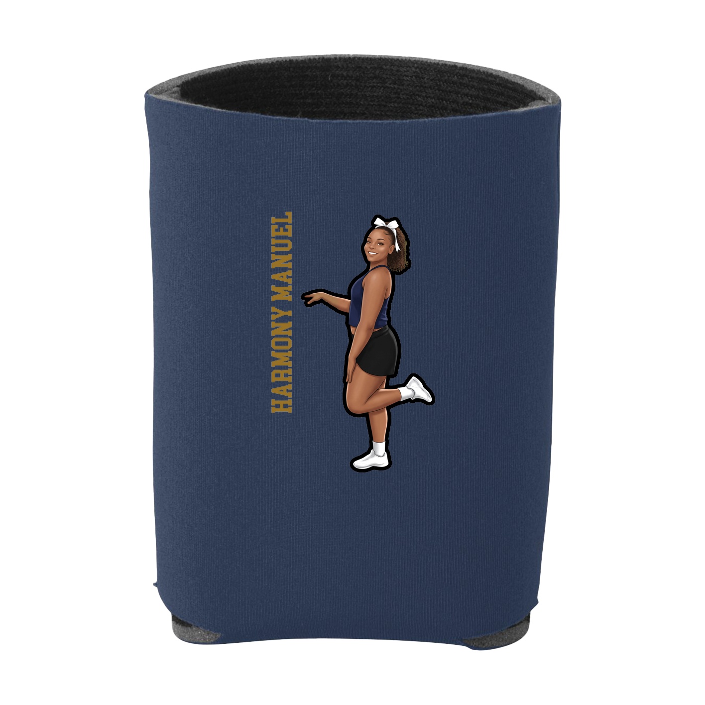 Can Holder — Name Vertical in Navy