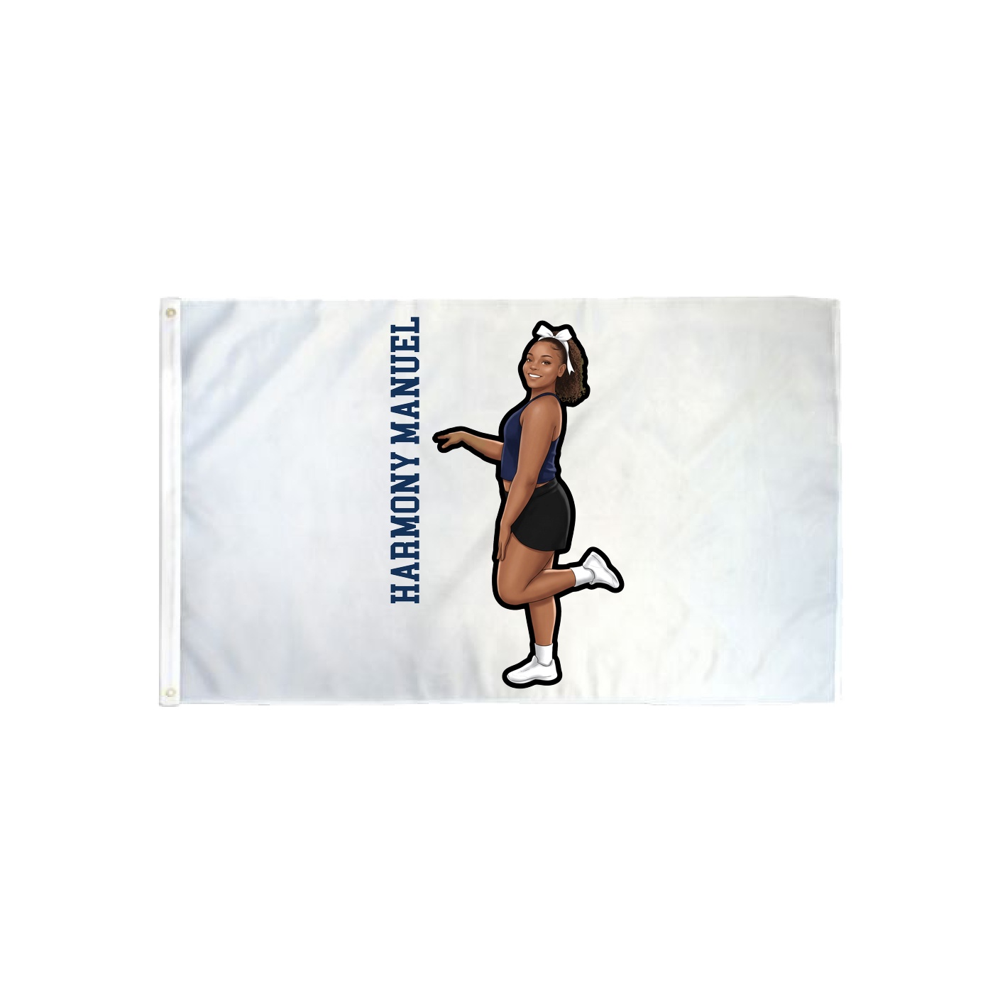 3x5 Flag — Name Vertical in Classic